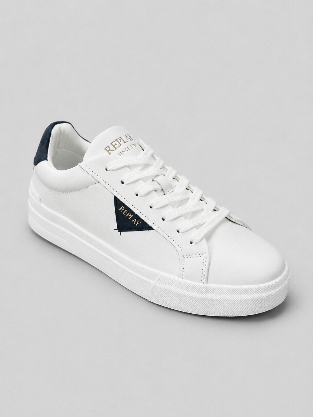 White Replay "EVAN" Trainers