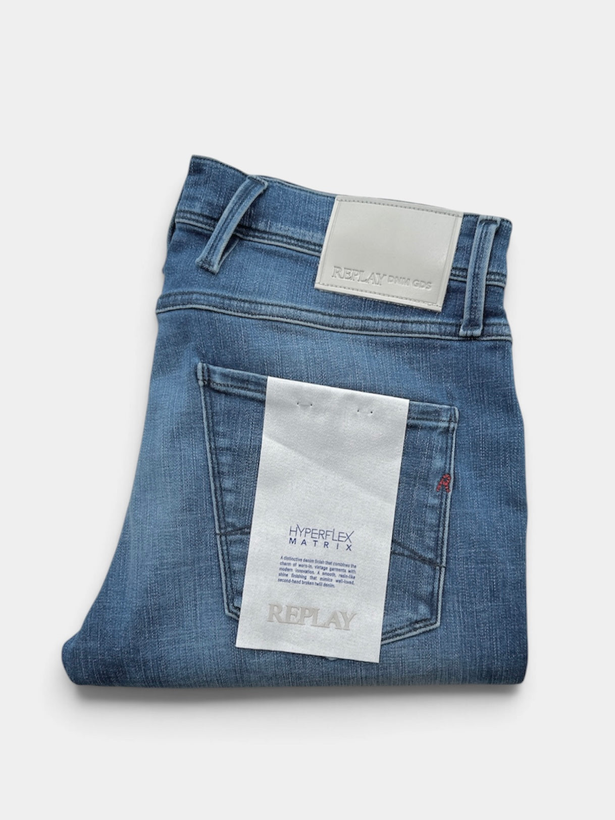 Light Wash Replay "HYPERFLEX MATRIX" Jeans