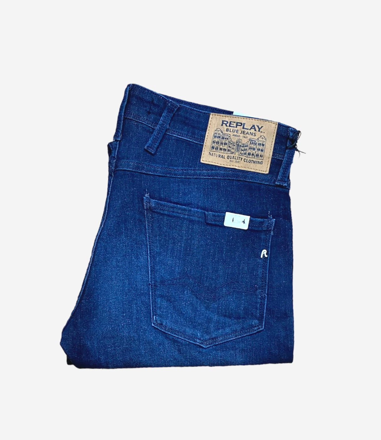Replay Power Stretch Jeans Light Wash Blue