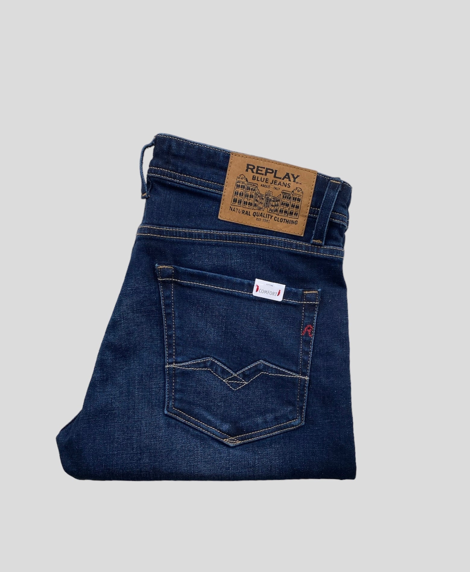 Replay "Rocco Comfort Fit" Jeans Dark Blue