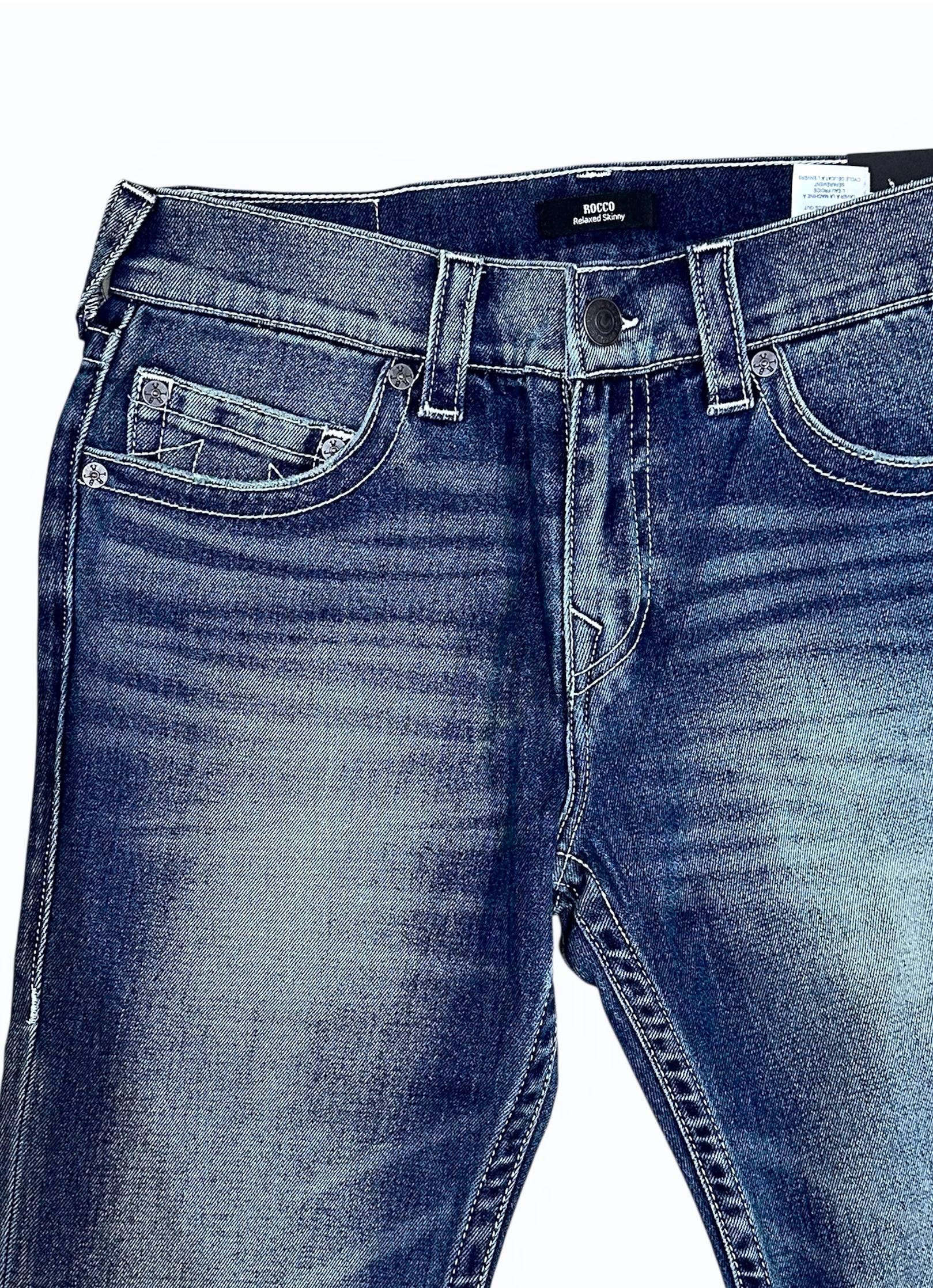 Gotham Grind wash True Religion Rocco SN No Flap Jeans