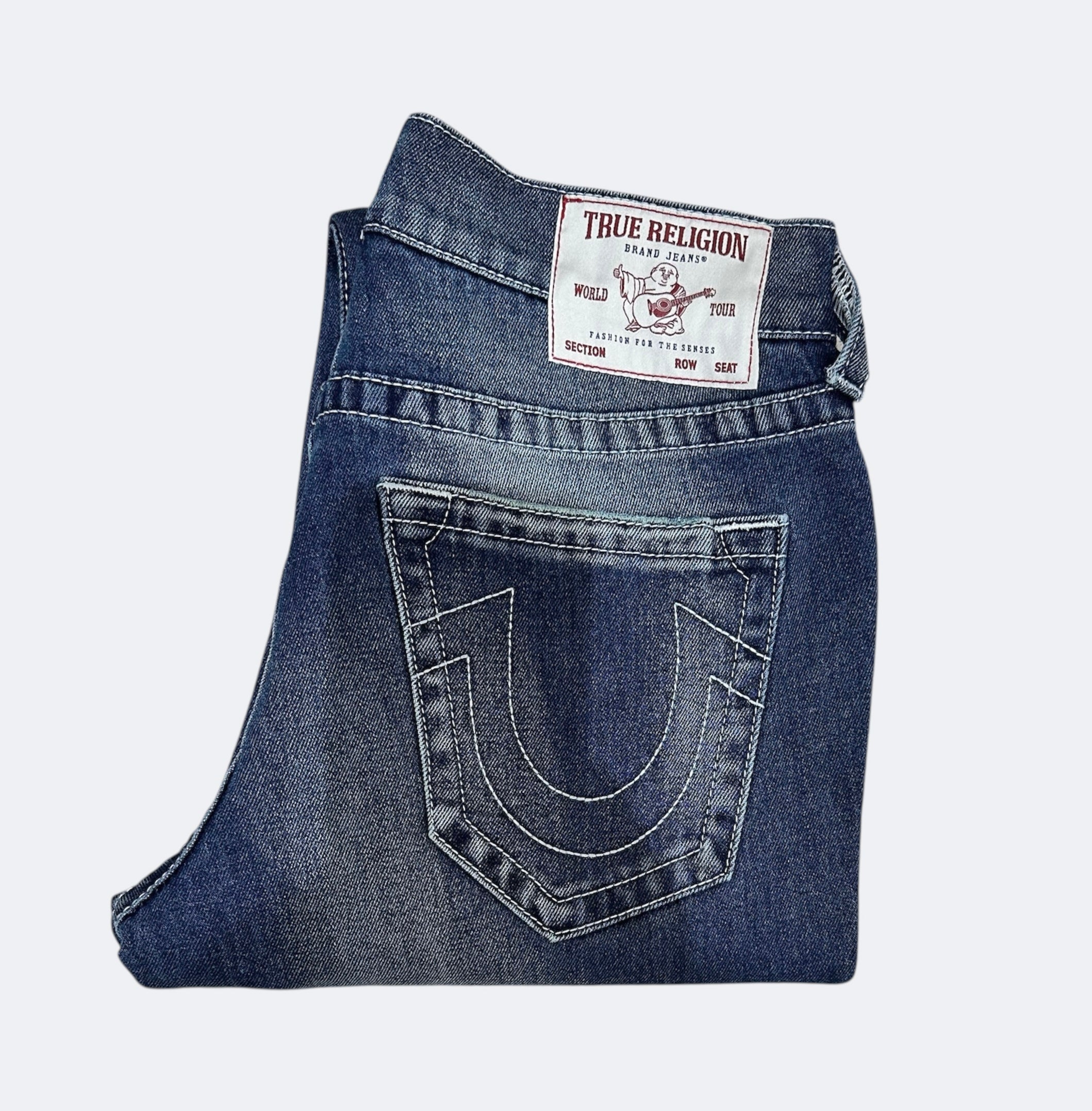 Gotham Grind wash True Religion Rocco SN No Flap Jeans