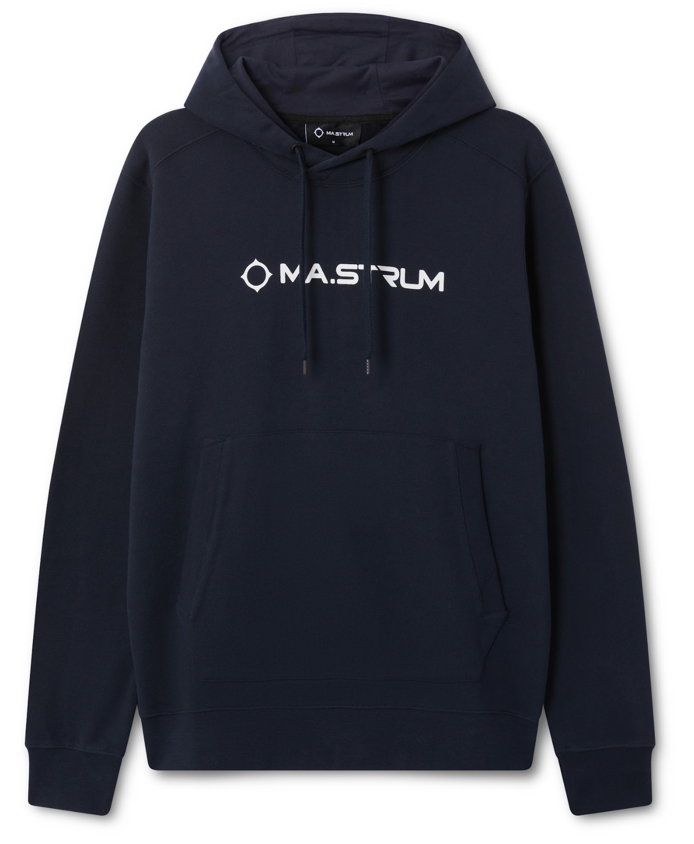 MA. Strum Chest Logo Hooded Sweat Ink Navy