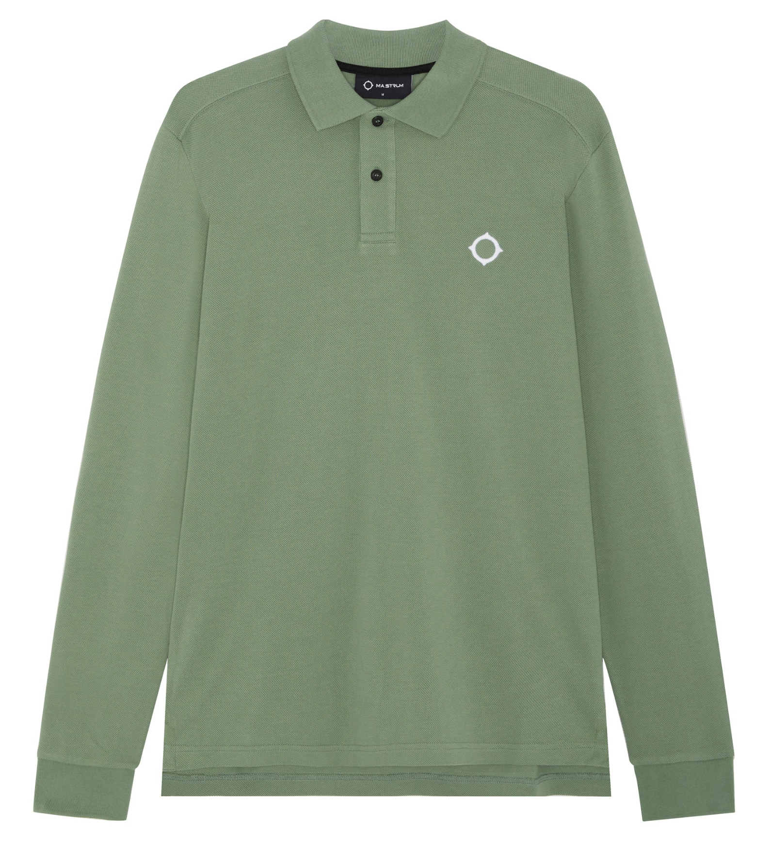 MA.Strum Long Sleeve Polo Shirt Loden Frost