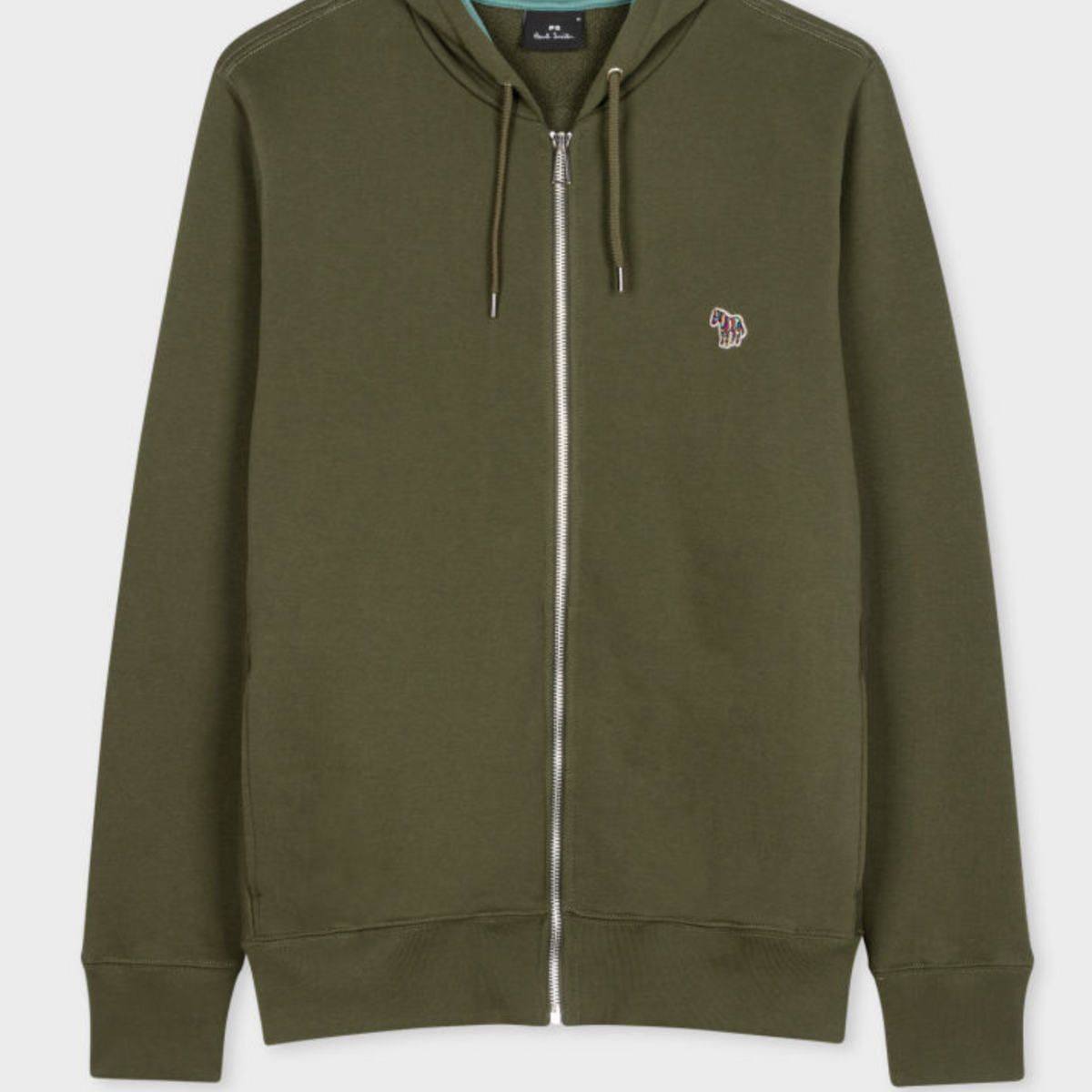 PS Paul Smith Full Zip Zebra Hoodie Khaki — Capital Collection