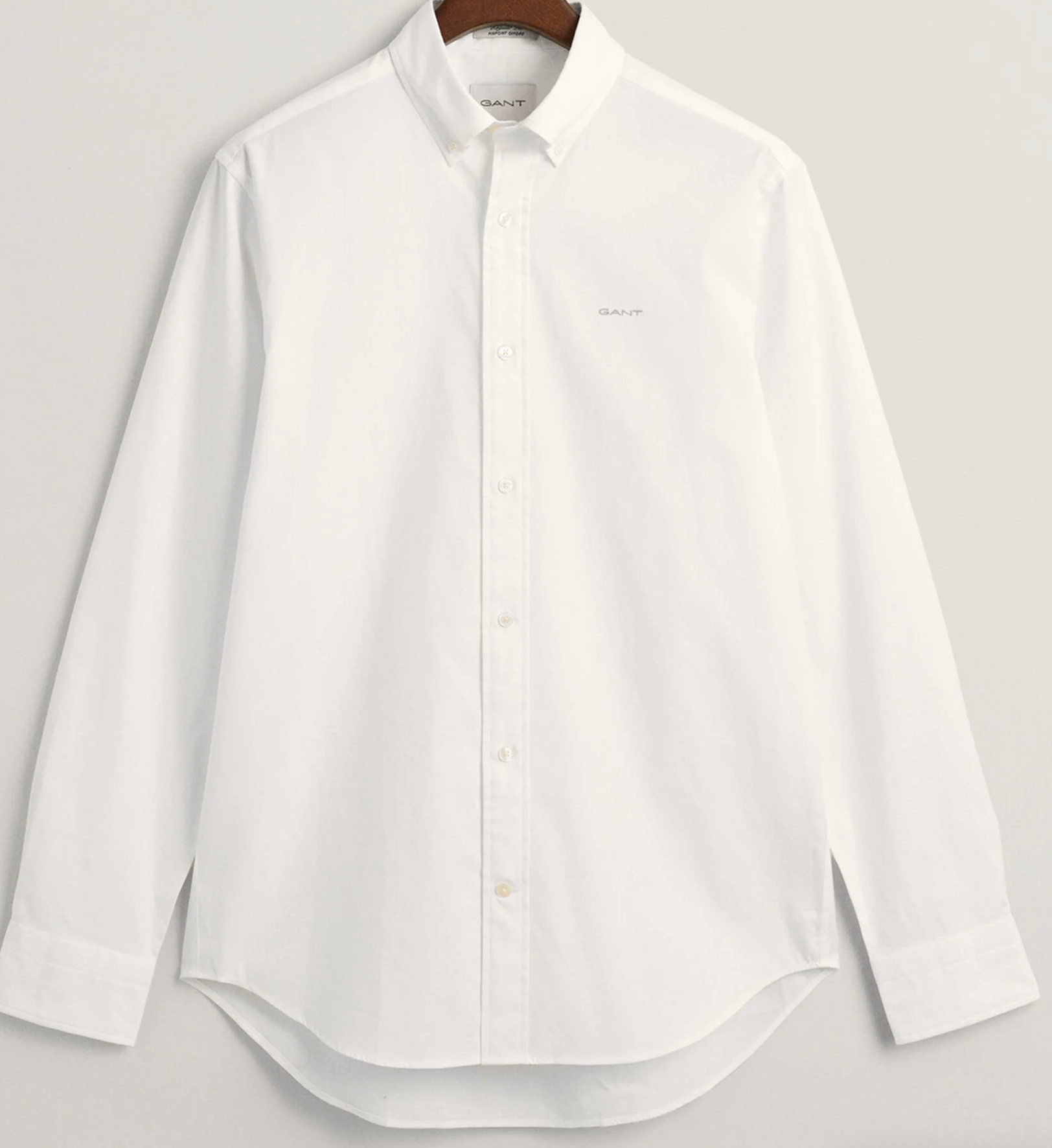 Gant Pinpoint Oxford Shirt White