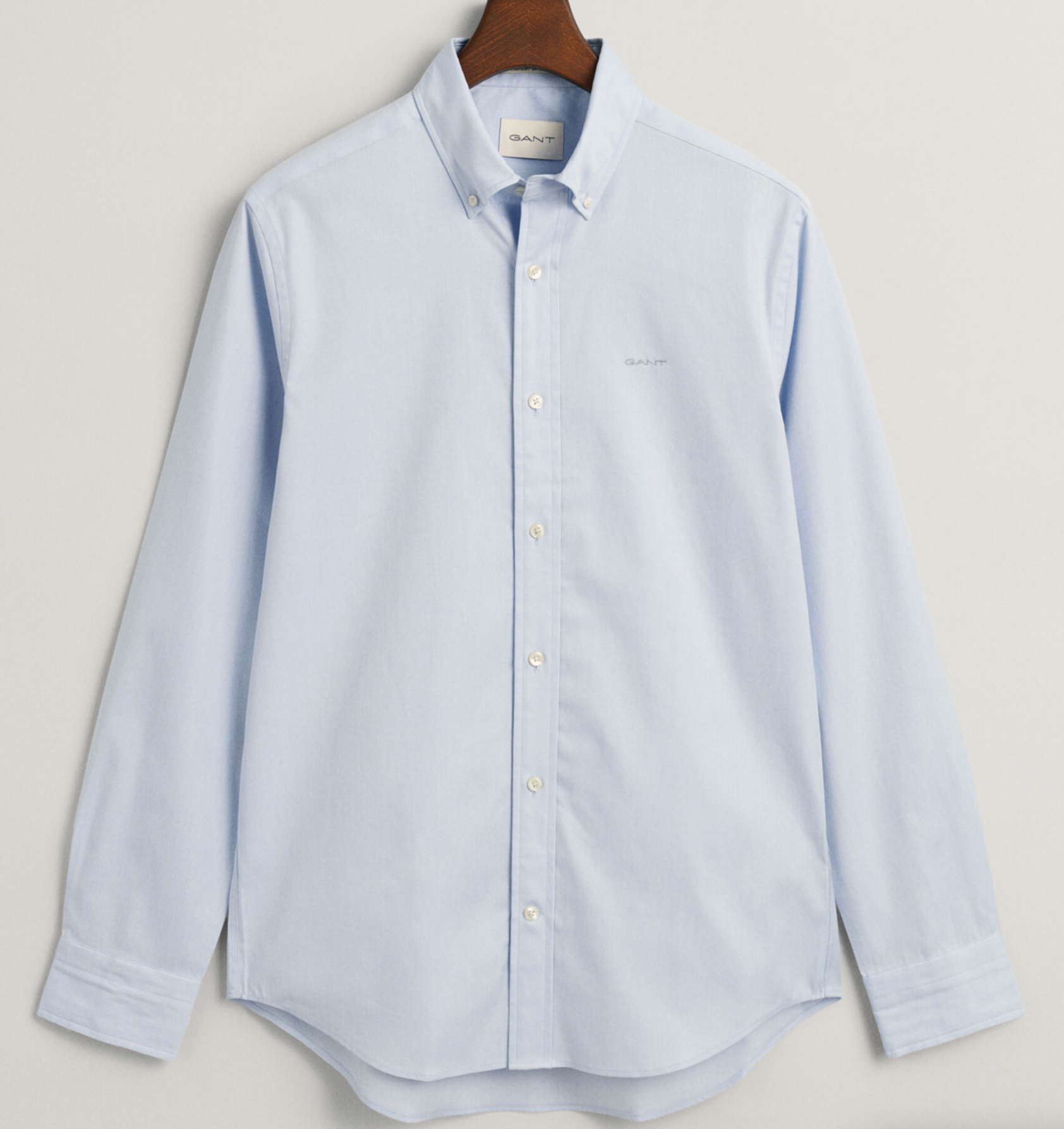 Gant Pinpoint Oxford Shirt Sky Blue