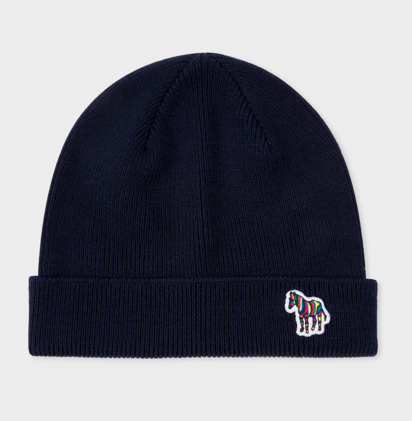 PS Paul Smith Beanie Hat Navy Capital Collection