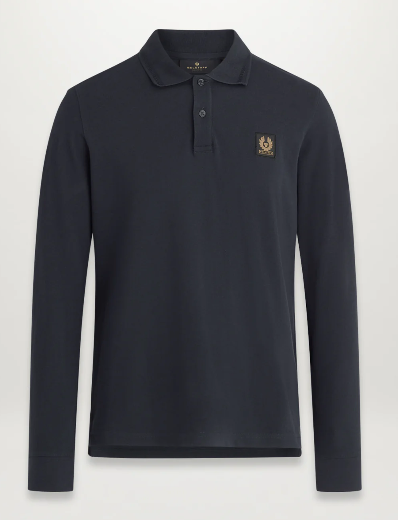 Belstaff Polo Shirt Long Sleeve Navy