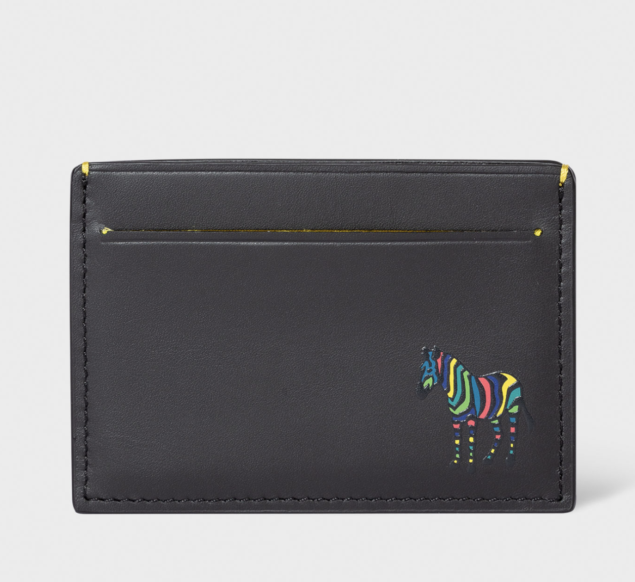 PS Paul Smith Leather Card Holder Black