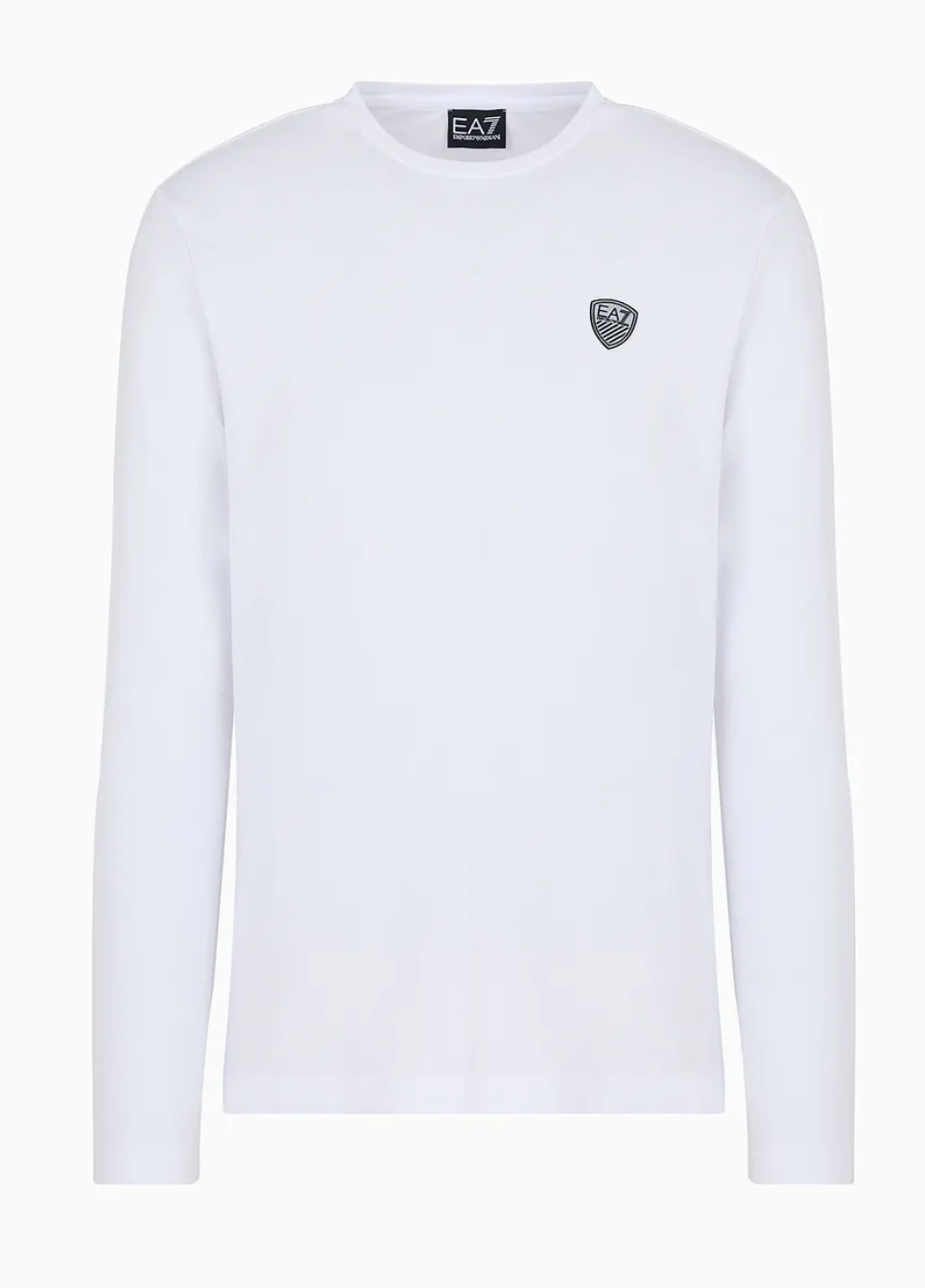 EA7 By Emporio Armani Long Sleeved T-Shirt White