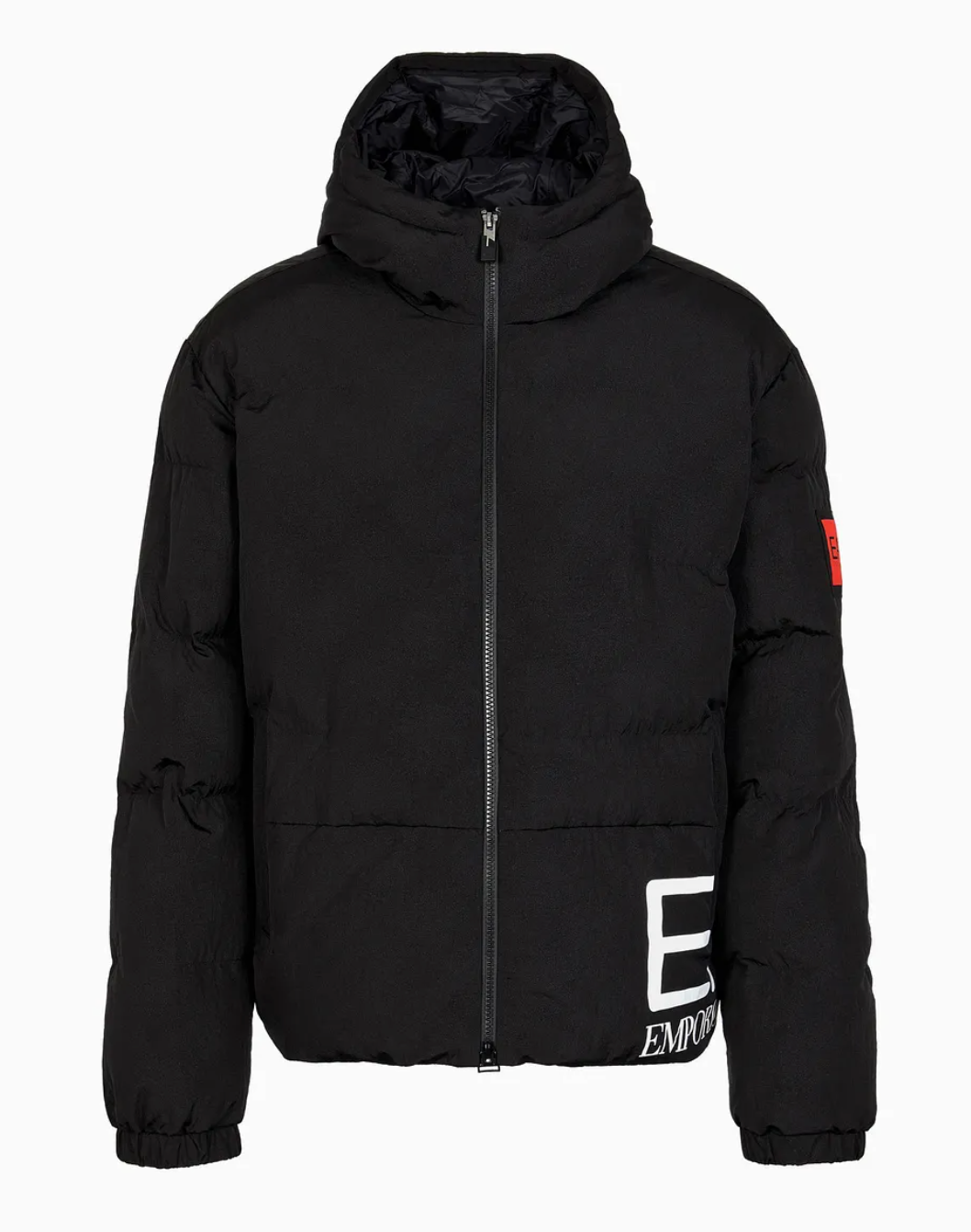 EA7 Puffa Coat Black