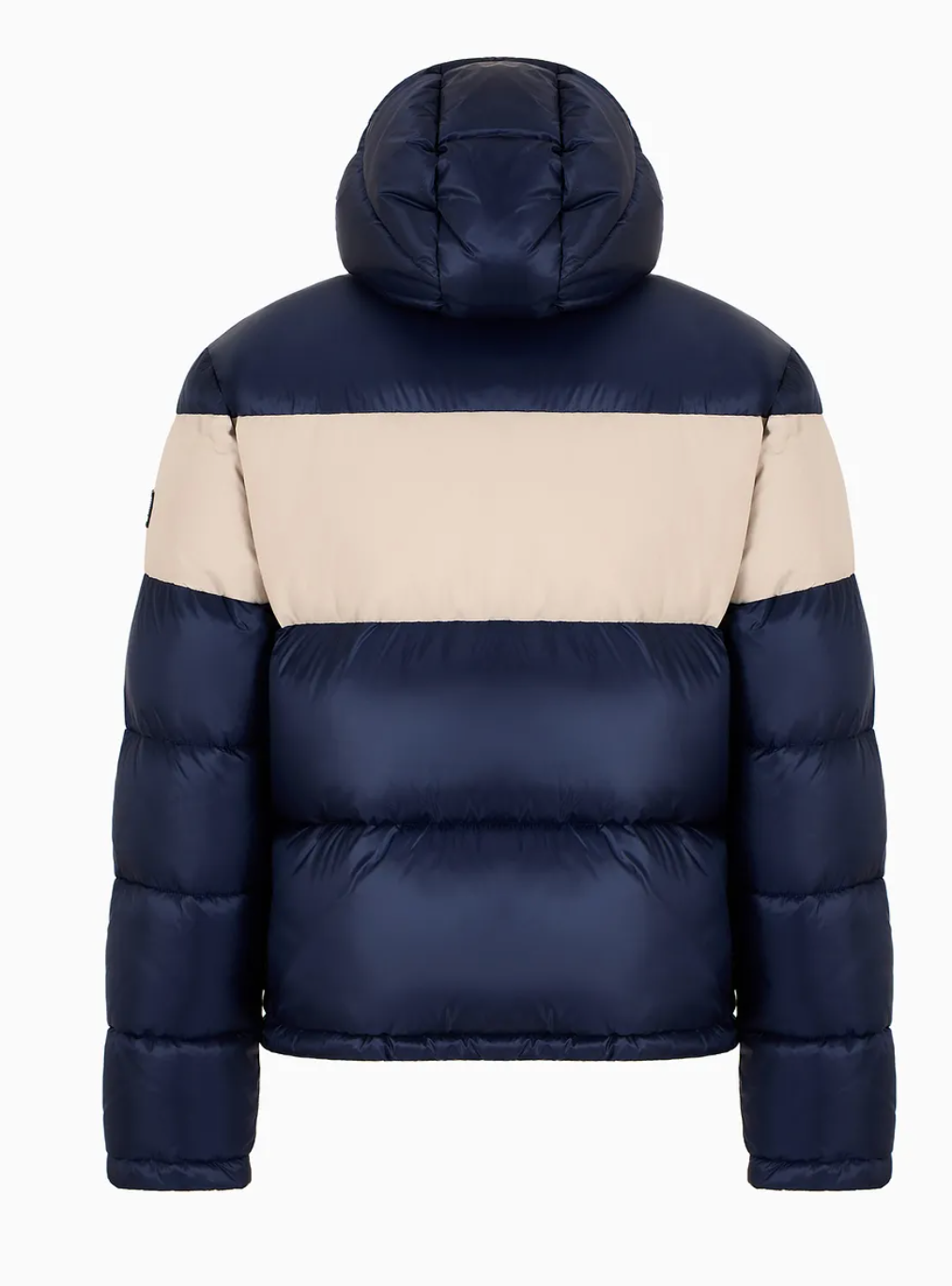 EA7 By Emporio Armani Hooded Quilt Jacket Navy