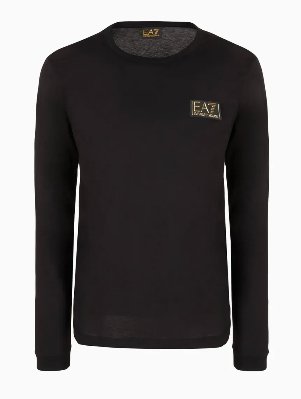EA7 By Emporio Armani Gold Label Long Sleeved T-Shirt Black