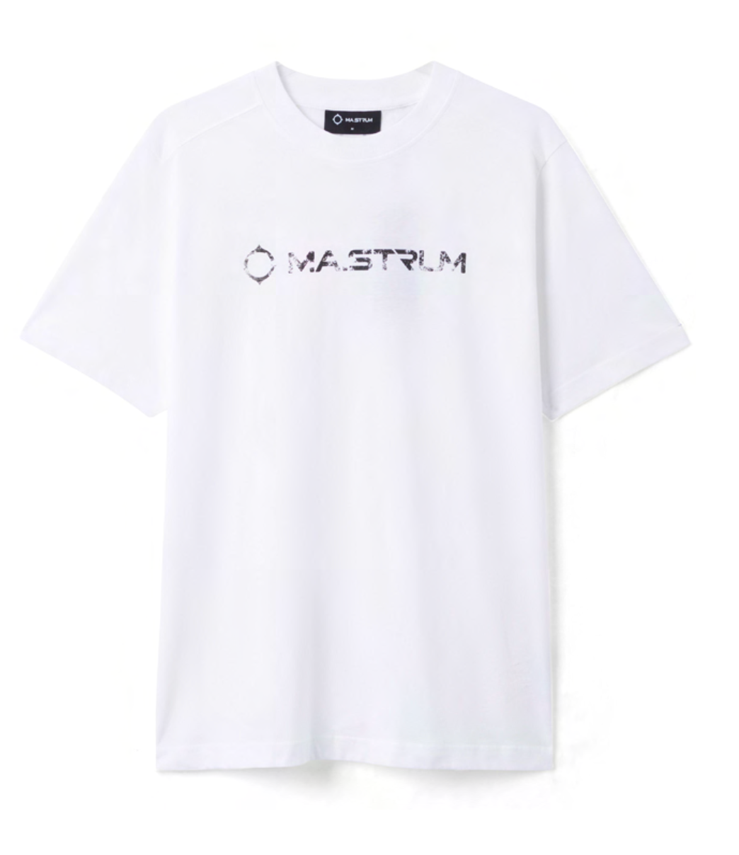 MA.Strum "Cracked Logo" T-Shirt White