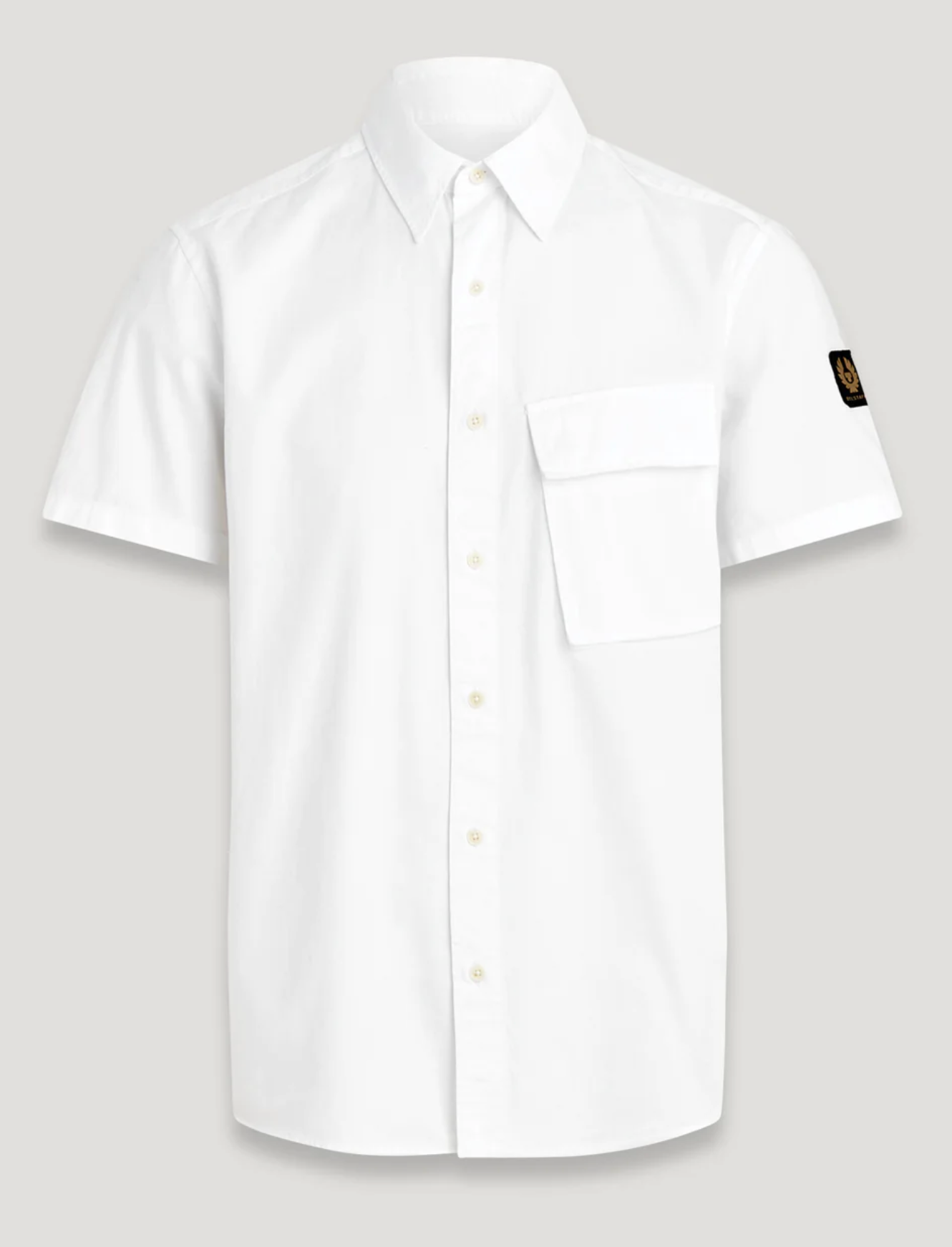 Belstaff "Scale" Short Sleeve Shirt White