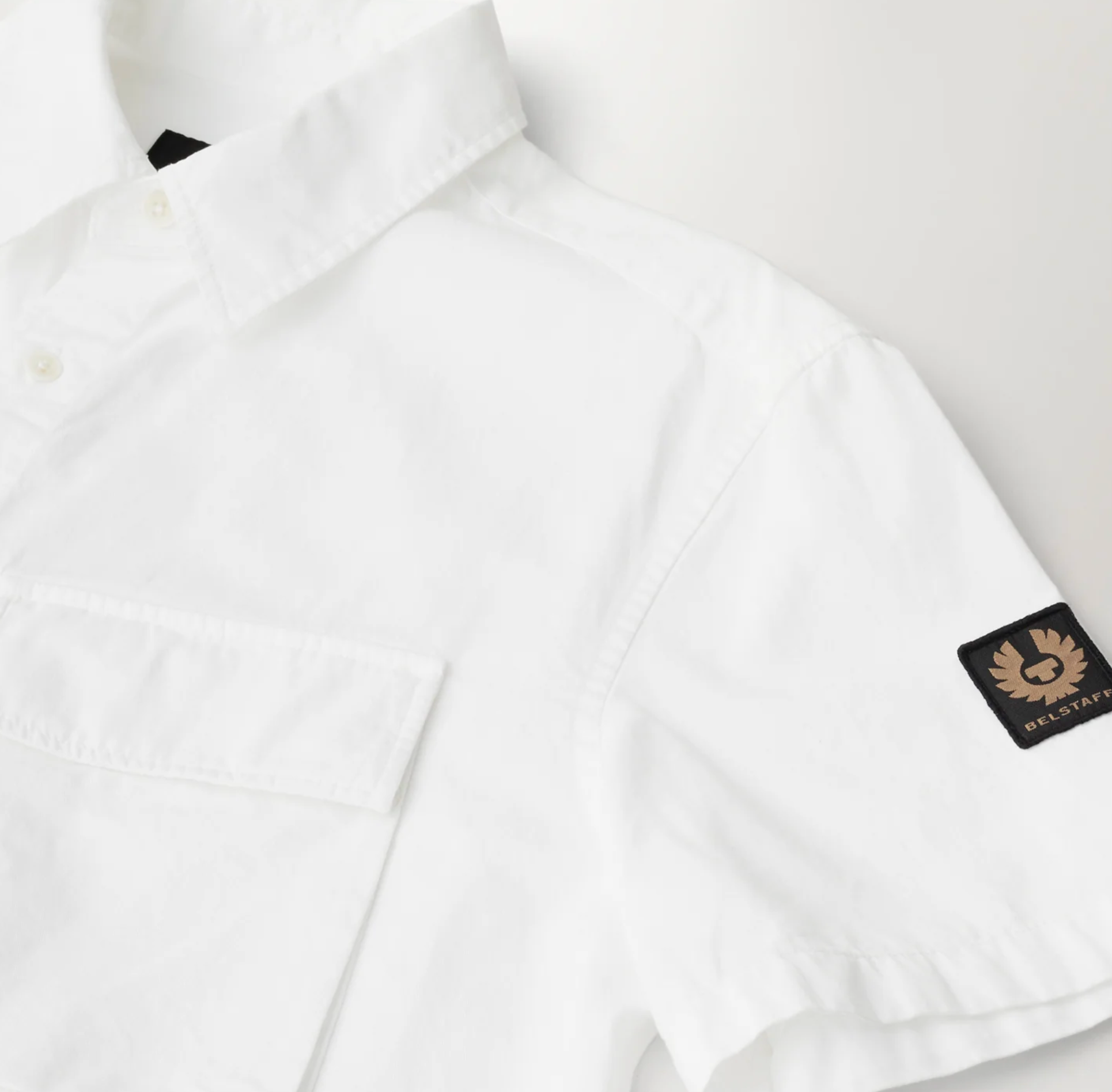 Belstaff "Scale" Short Sleeve Shirt White