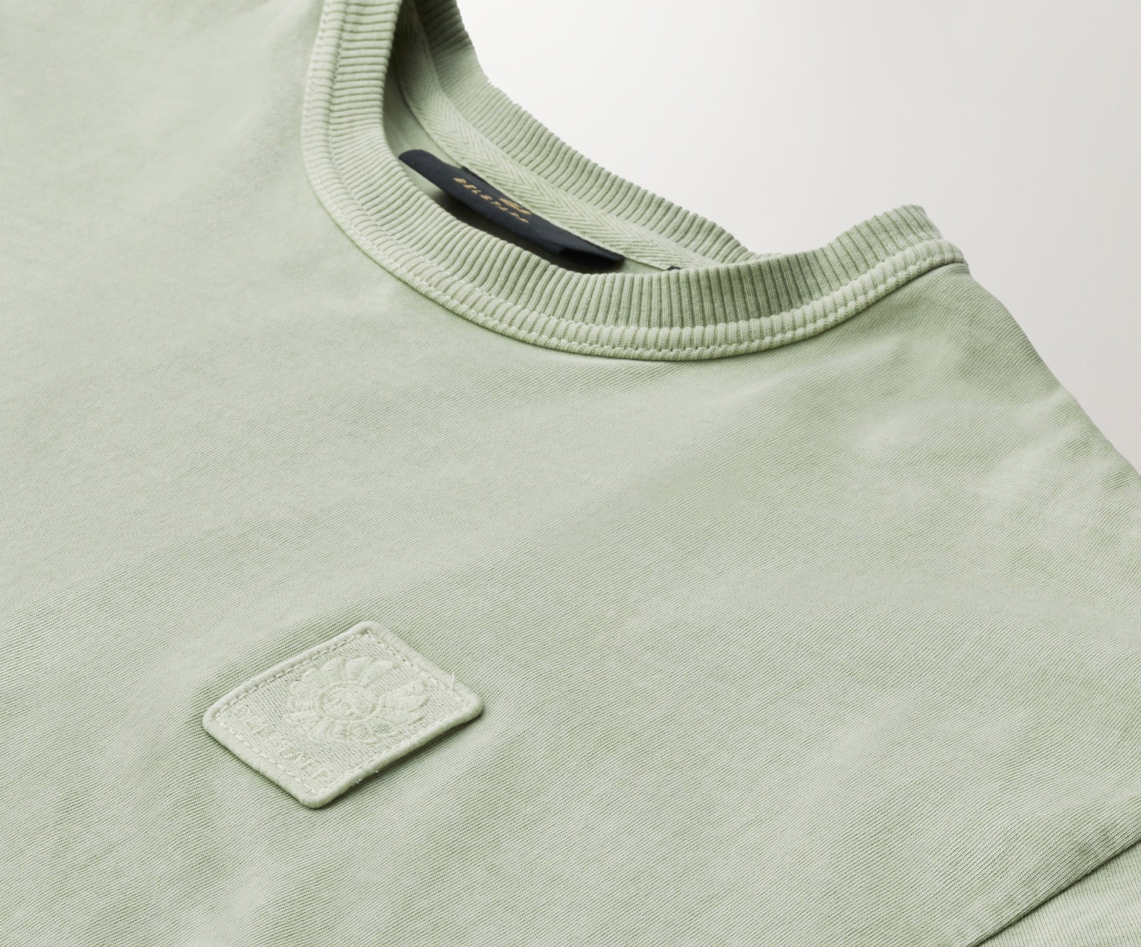 Belstaff Short Sleeve "Outliner" T-Shirt Echo Green