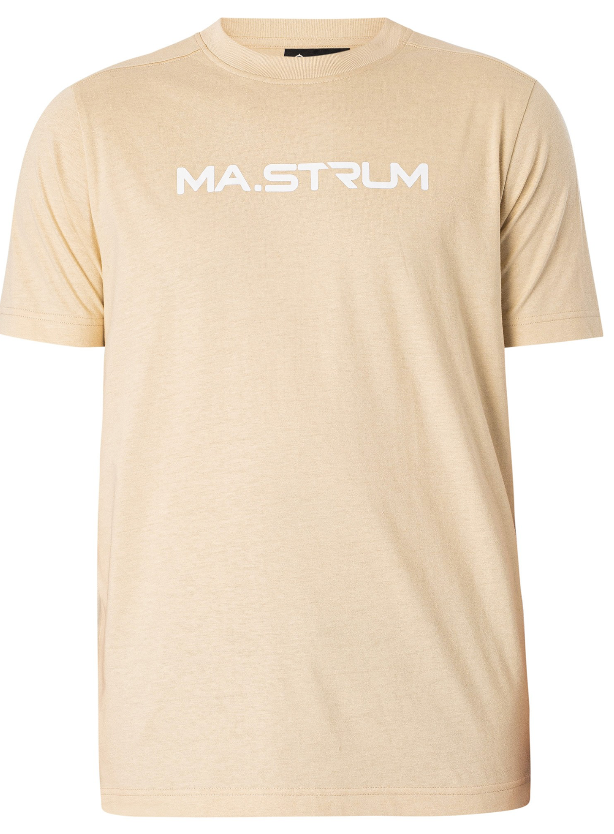 MA. Strum Chest Print T-Shirt Ash
