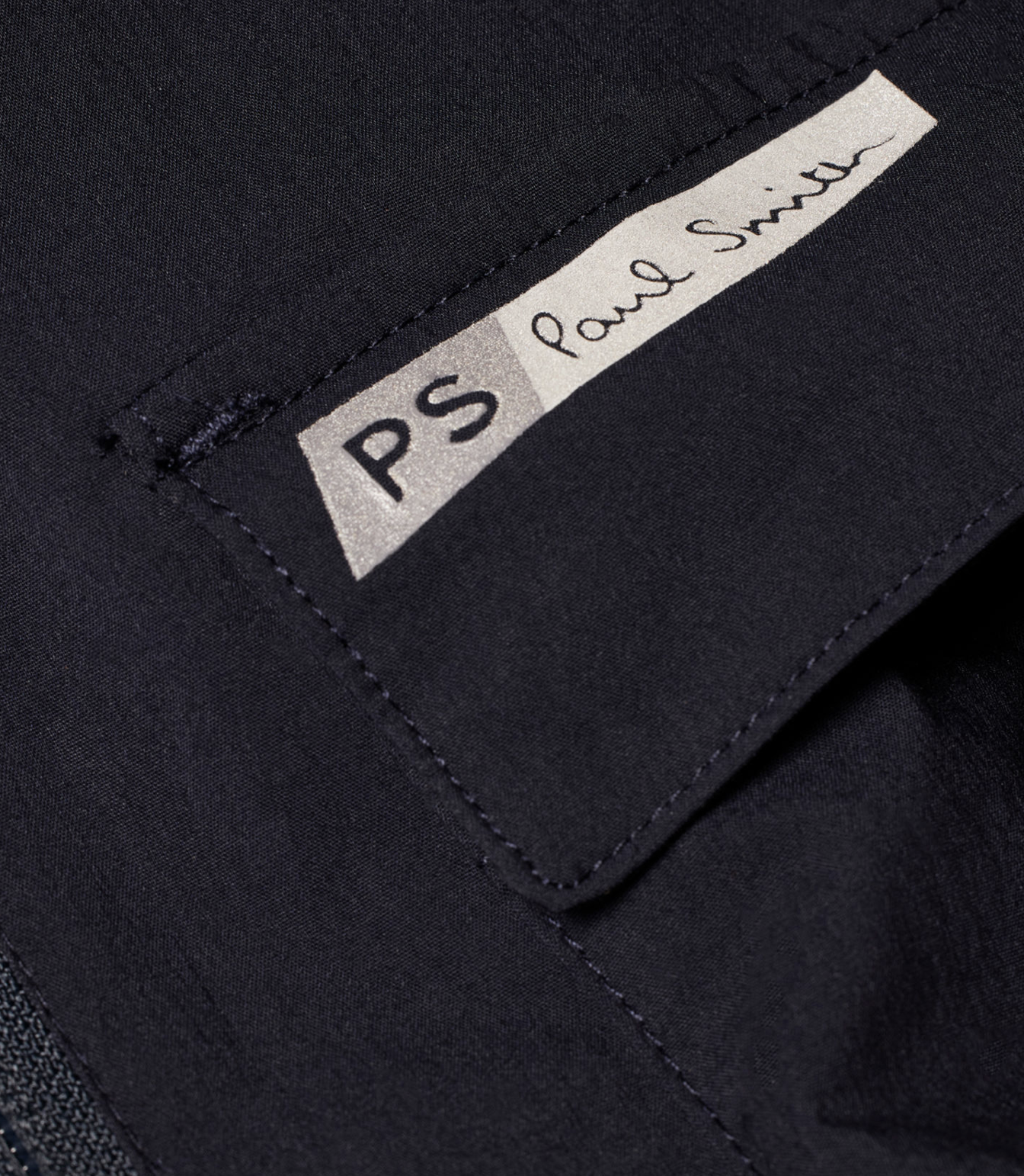 PS Paul Smith Stretch Cotton Overshirt Dark Navy