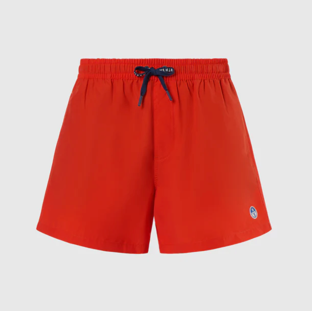 North Sails Logo Patch Swim Shorts Bright Orange