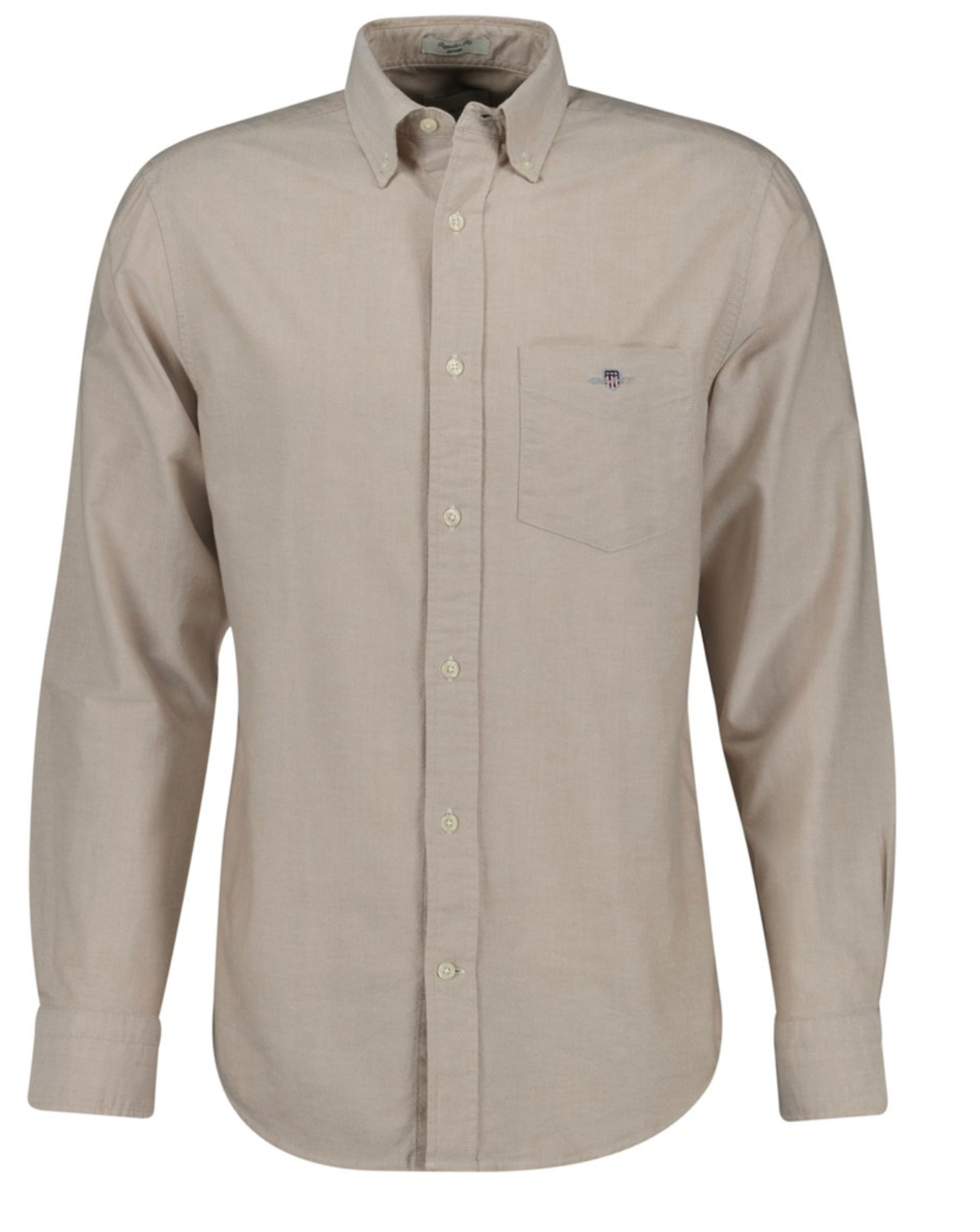 Warm Khaki Gant Regular Oxford Shirt