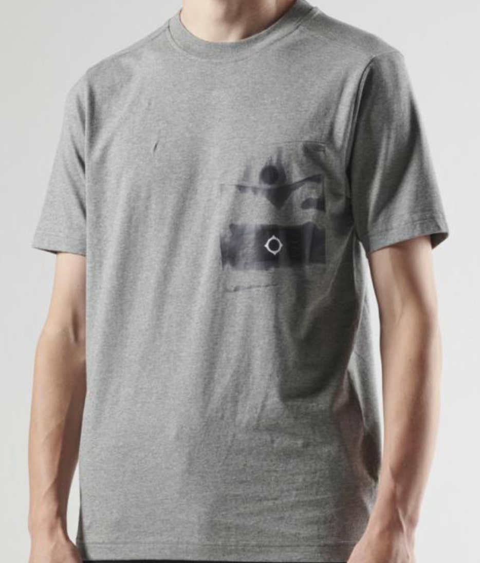 Grey MarlMA.Strum Trompe L'oeil Pocket Tee