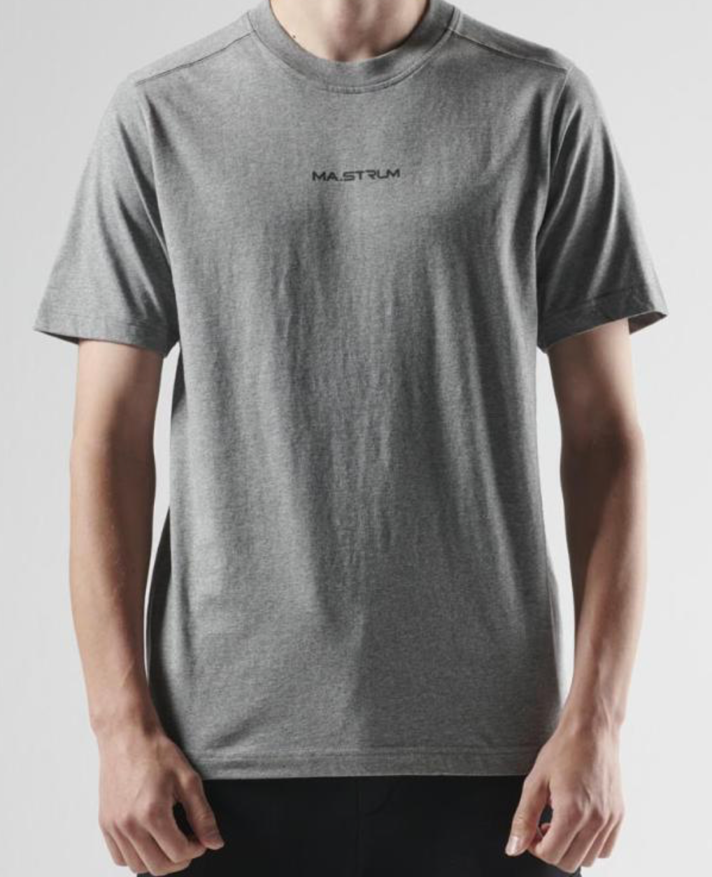 Grey Marl MA.Strum Printed Tee