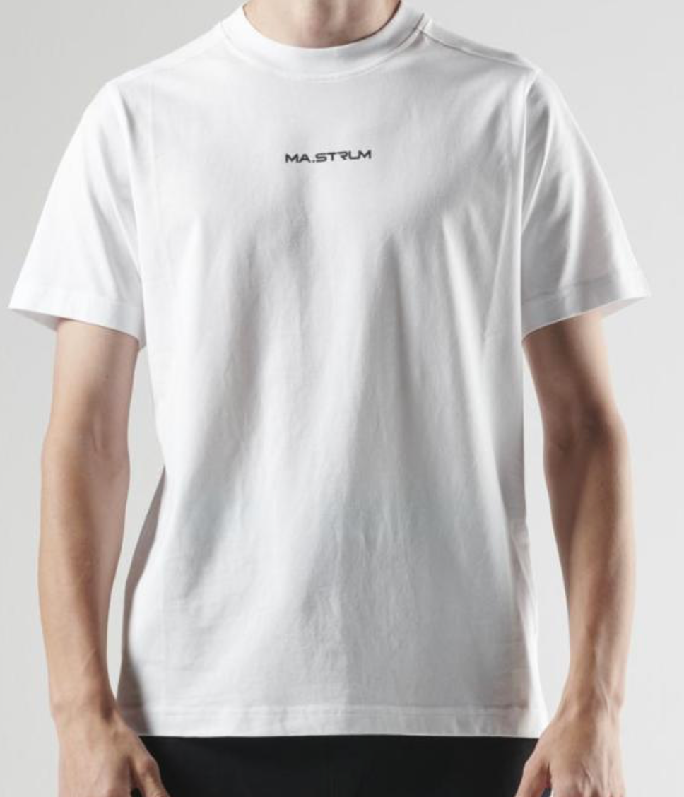 White MA.Strum Printed Tee