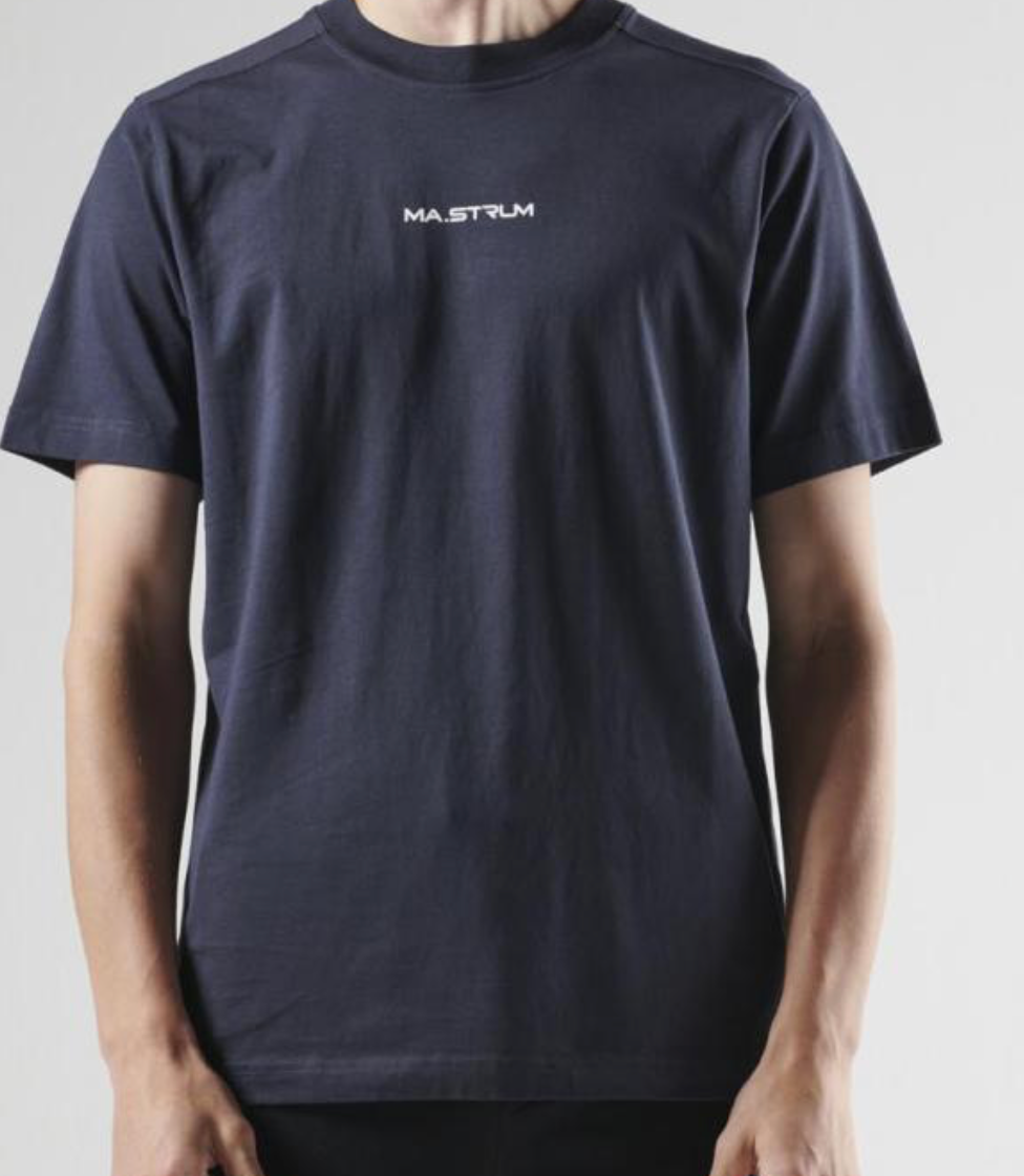 Ink Navy MA.Strum Printed Tee