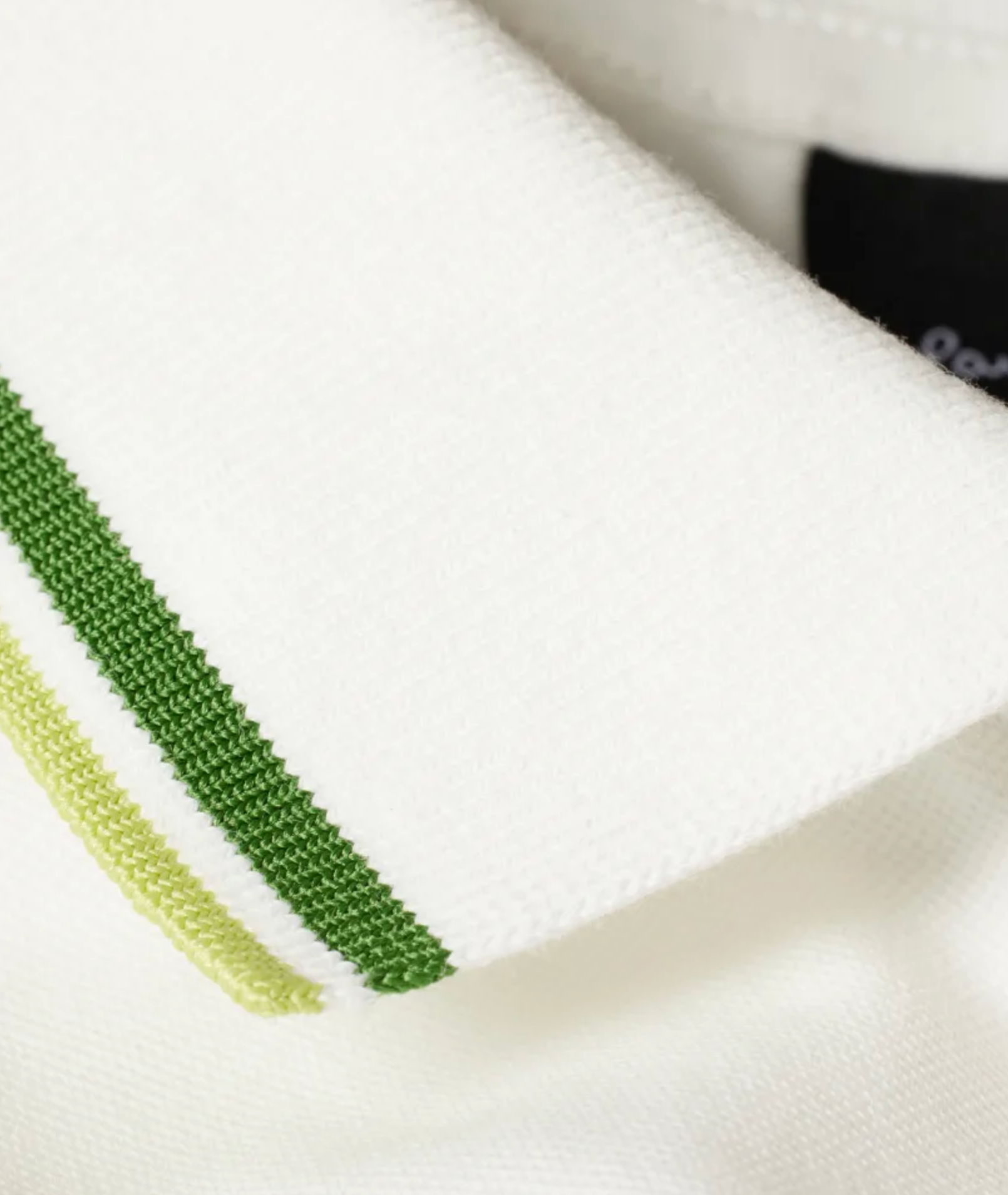 White PS Paul Smith Tipped Polo Shirt