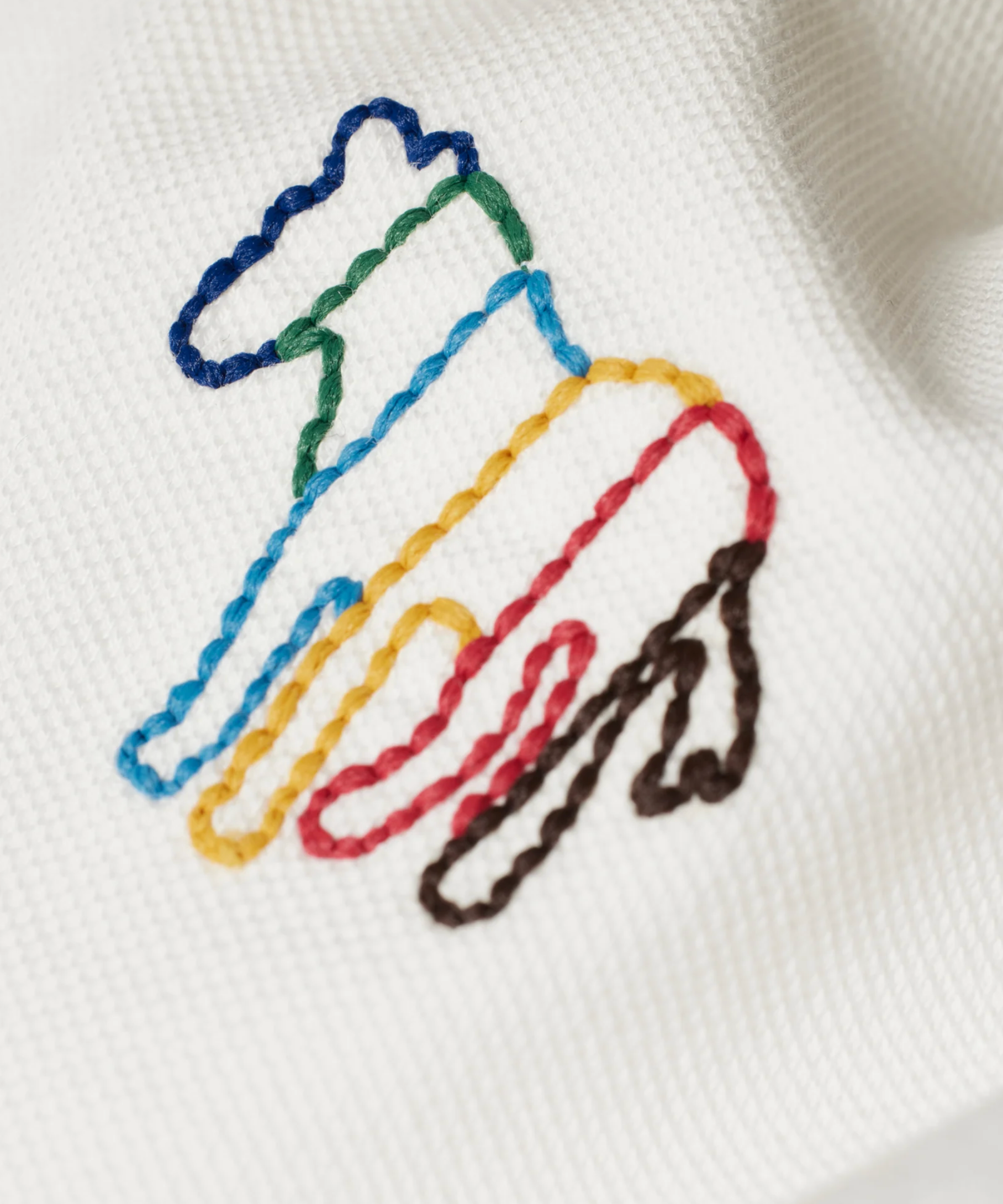 White PS Paul Smith Tipped Polo Shirt