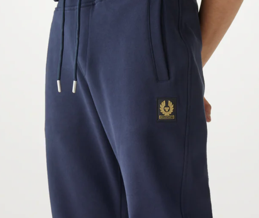 Navy Belstaff Logo Sweatpants