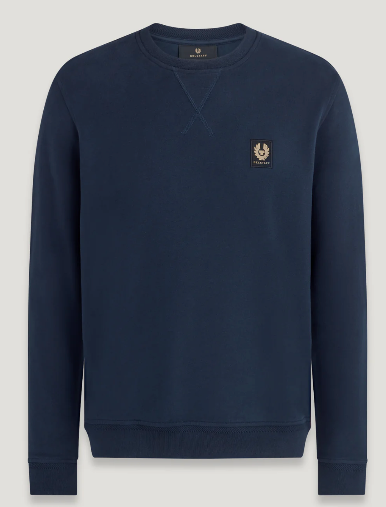 Navy Belstaff Crew Sweatshirt Capital Collection