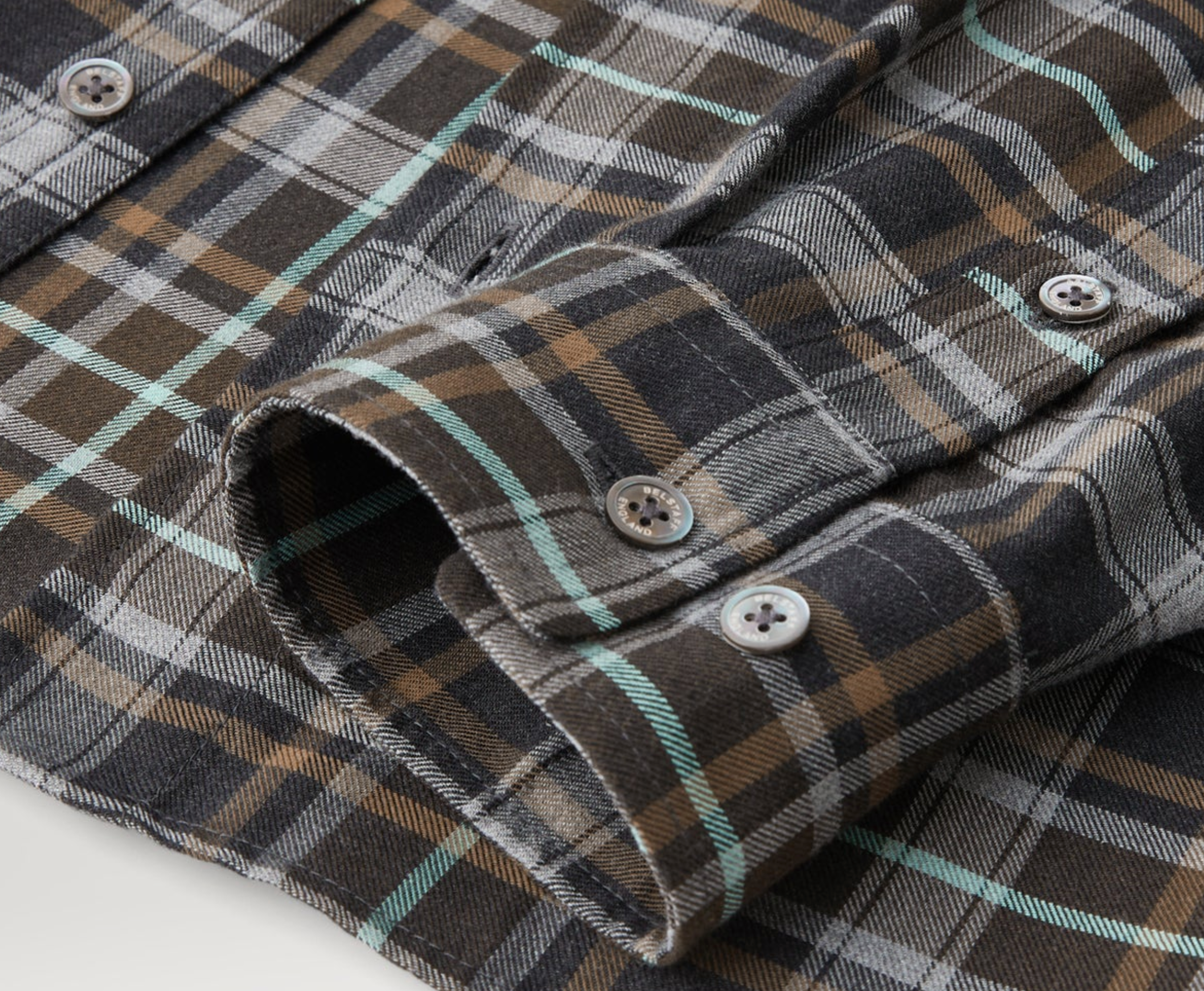 Charcoal "SCALE" Checked Shirt