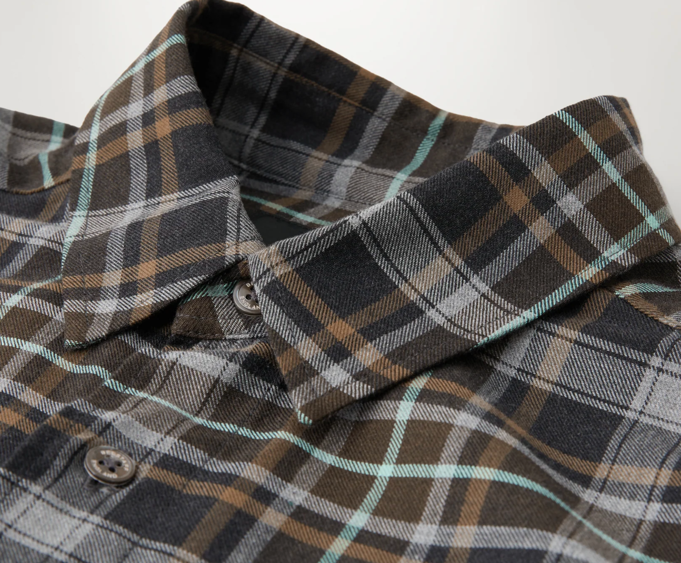 Charcoal "SCALE" Checked Shirt