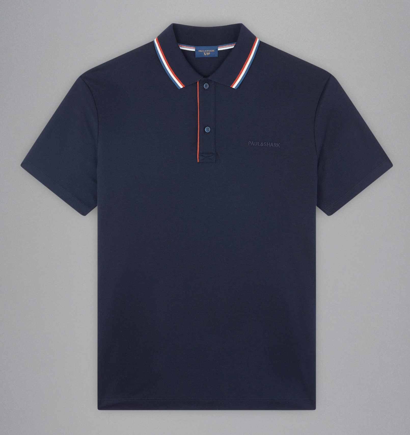 Paul&Shark Tipped Polo Shirt Navy