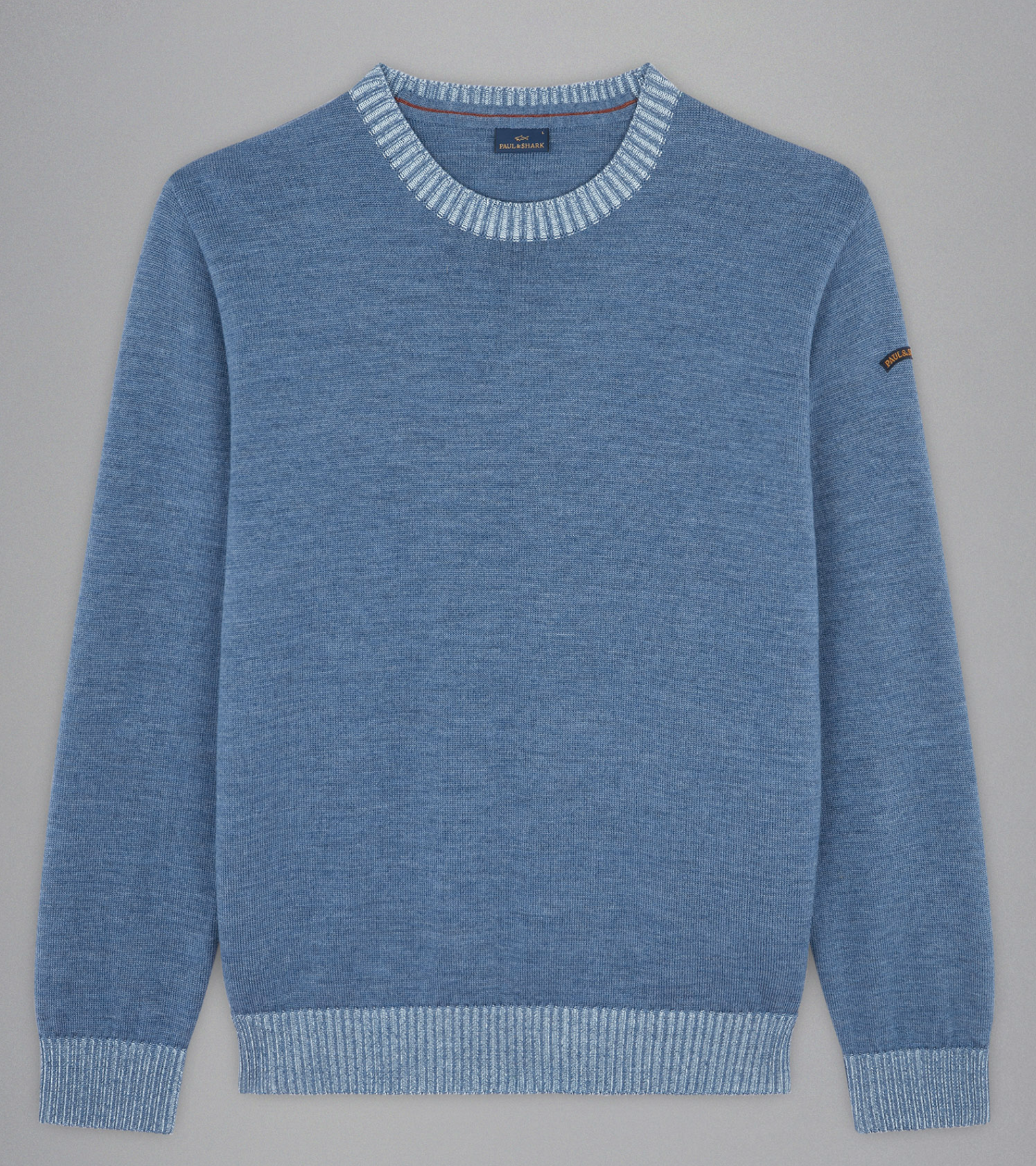 Blue Paul & Shark Wool Knitted Jumper