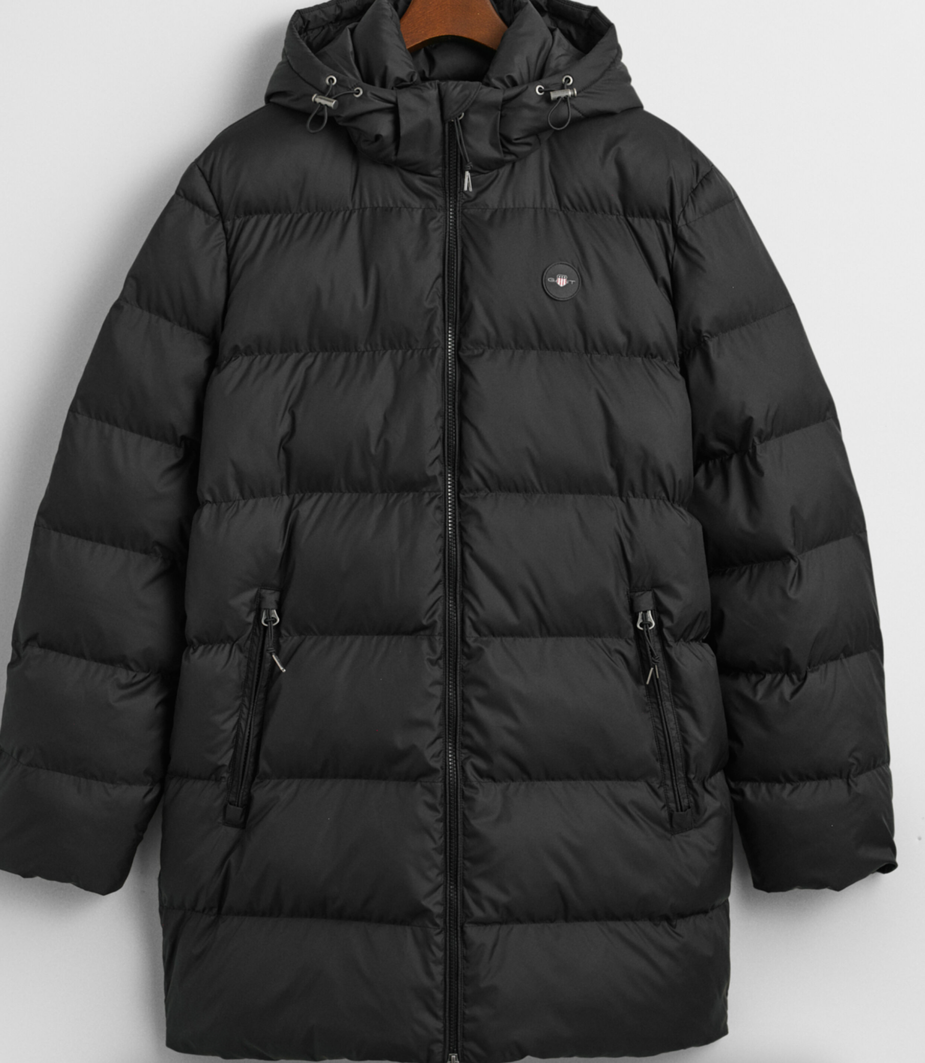 Black Gant "Active Cloud" Mid Length Jacket