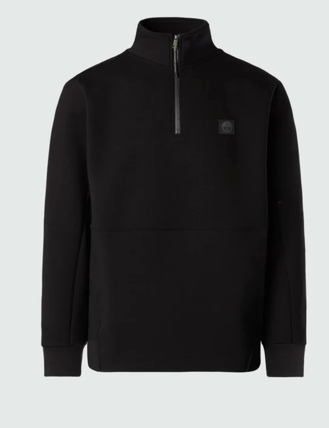 Black North Sails "Scuba" Half Zip Sweatshirt