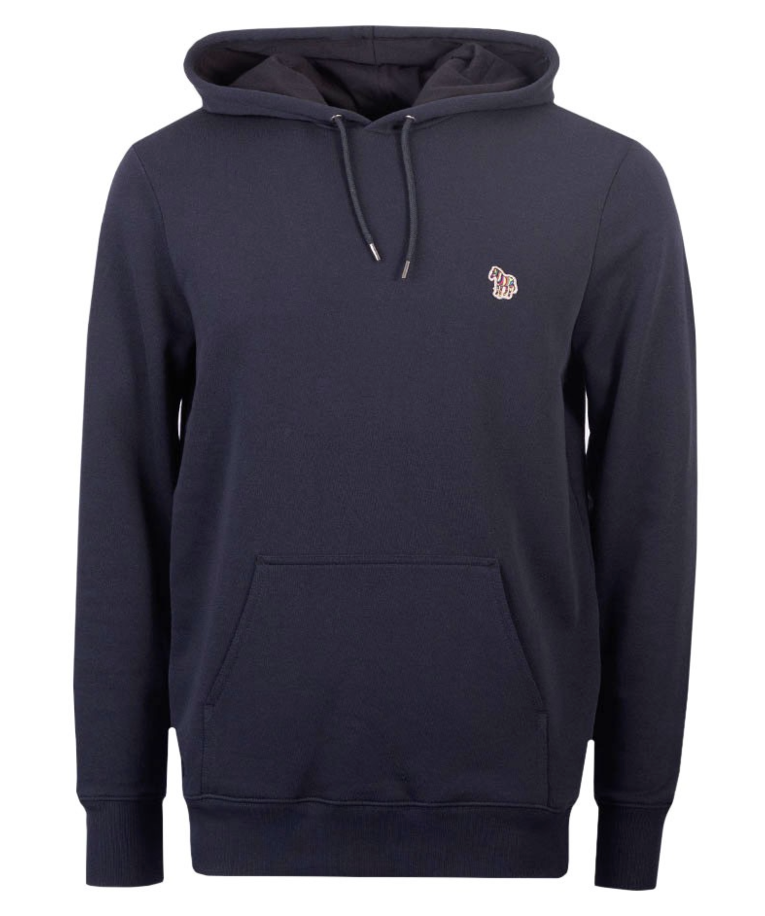 PS  Paul Smith Zebra Logo Organic Cotton  Hoodie Navy