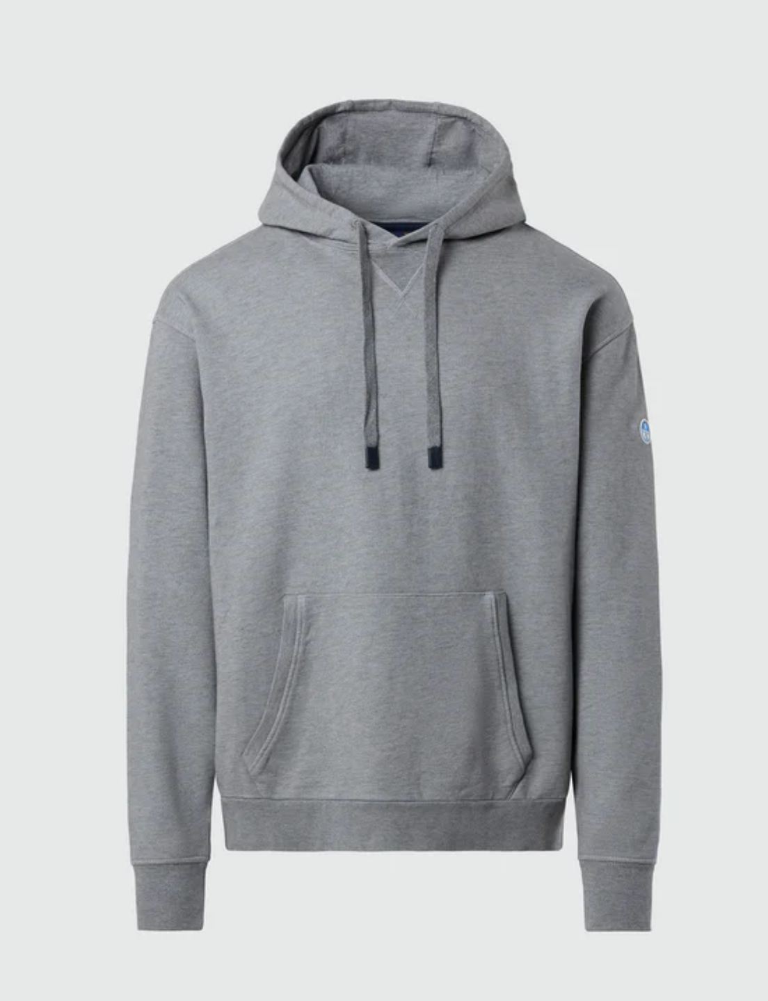 Grey Marl North Sails Over The Head Hoody