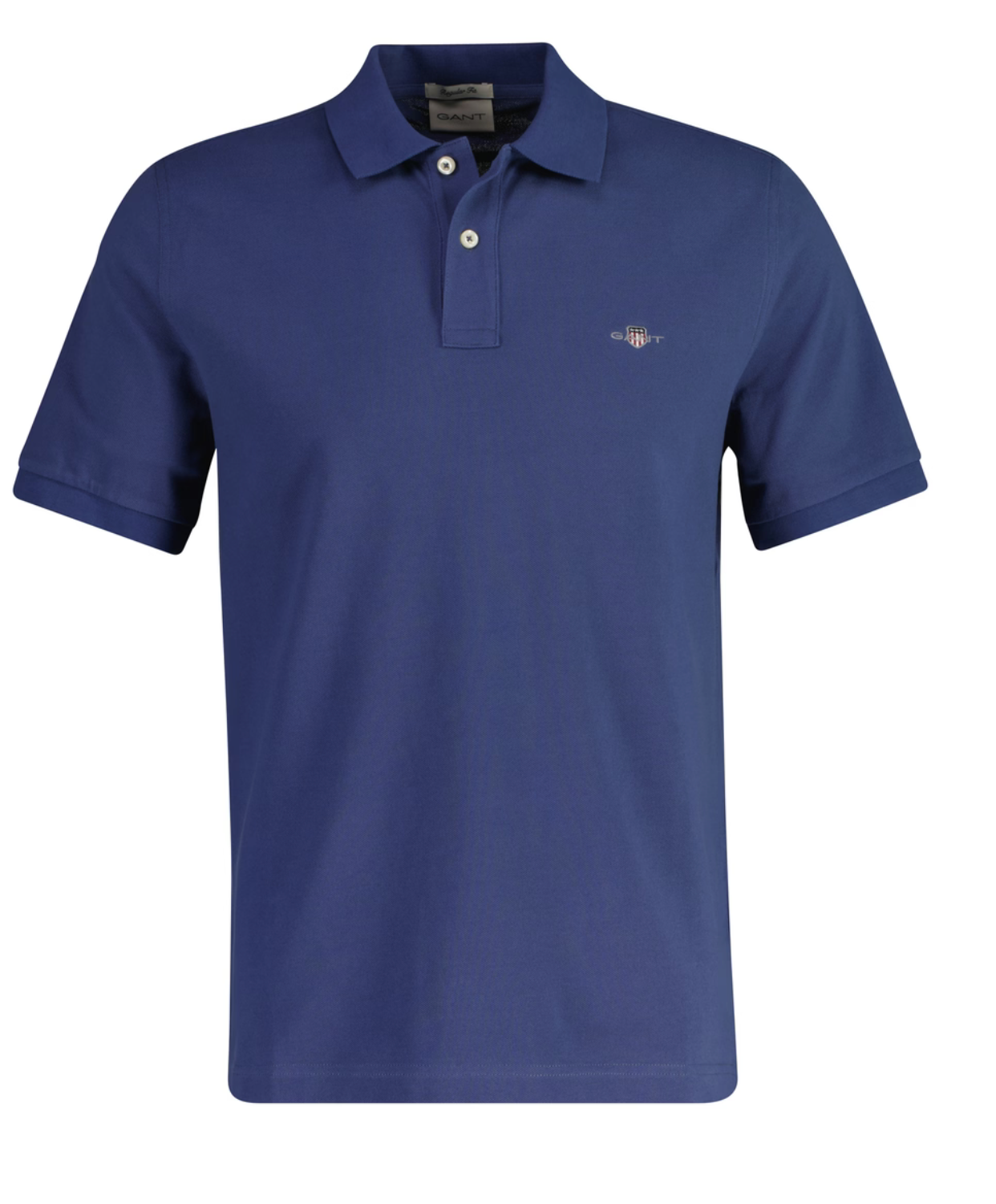 Dusty Navy Gant "Regular Shield" Polo Shirt