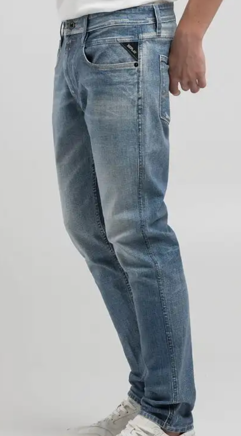 Light Blue Replay " AI WASH" Anbass Jeans