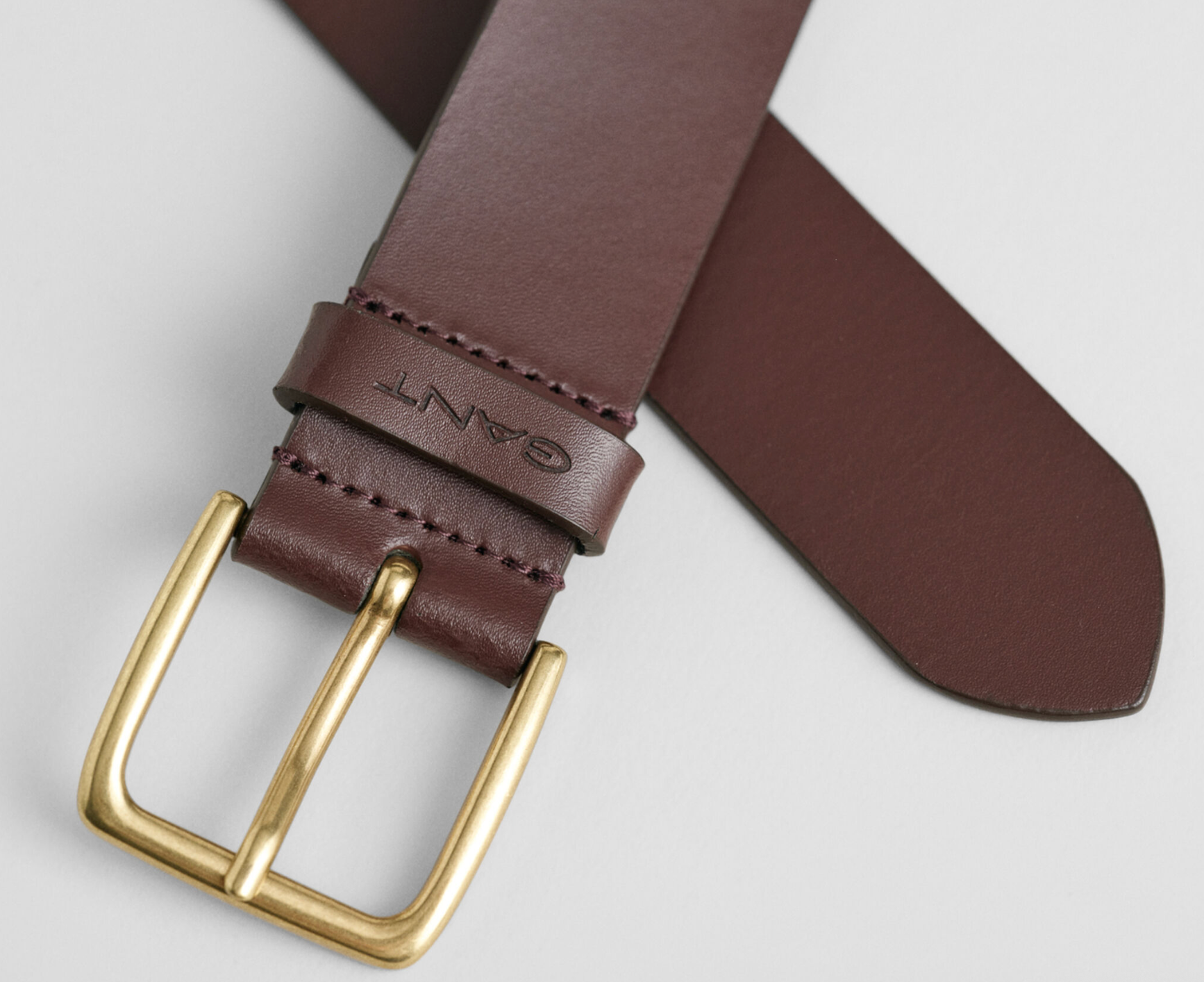 Soil Brown Gant Leather Belt