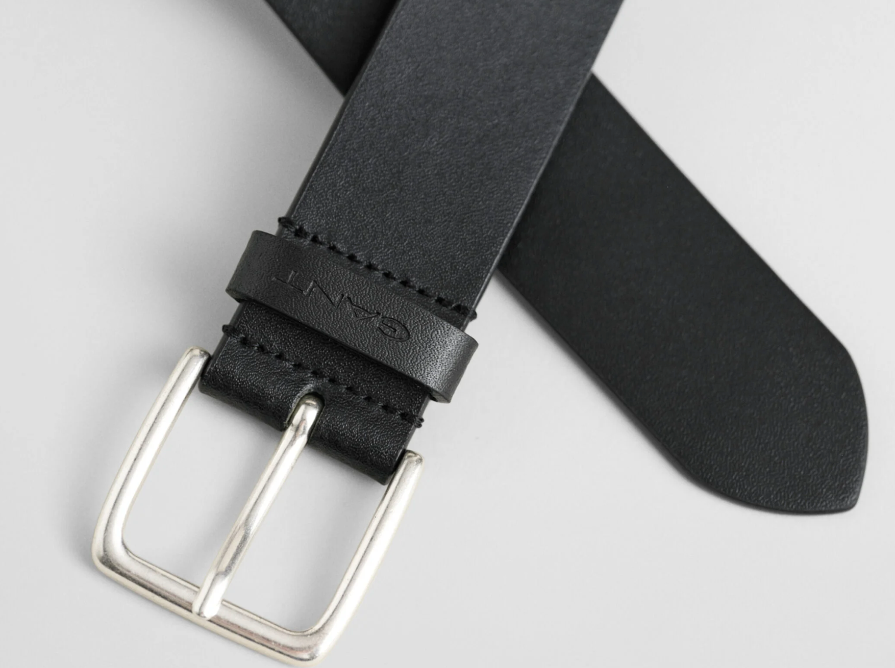 Black Gant Leather Belt