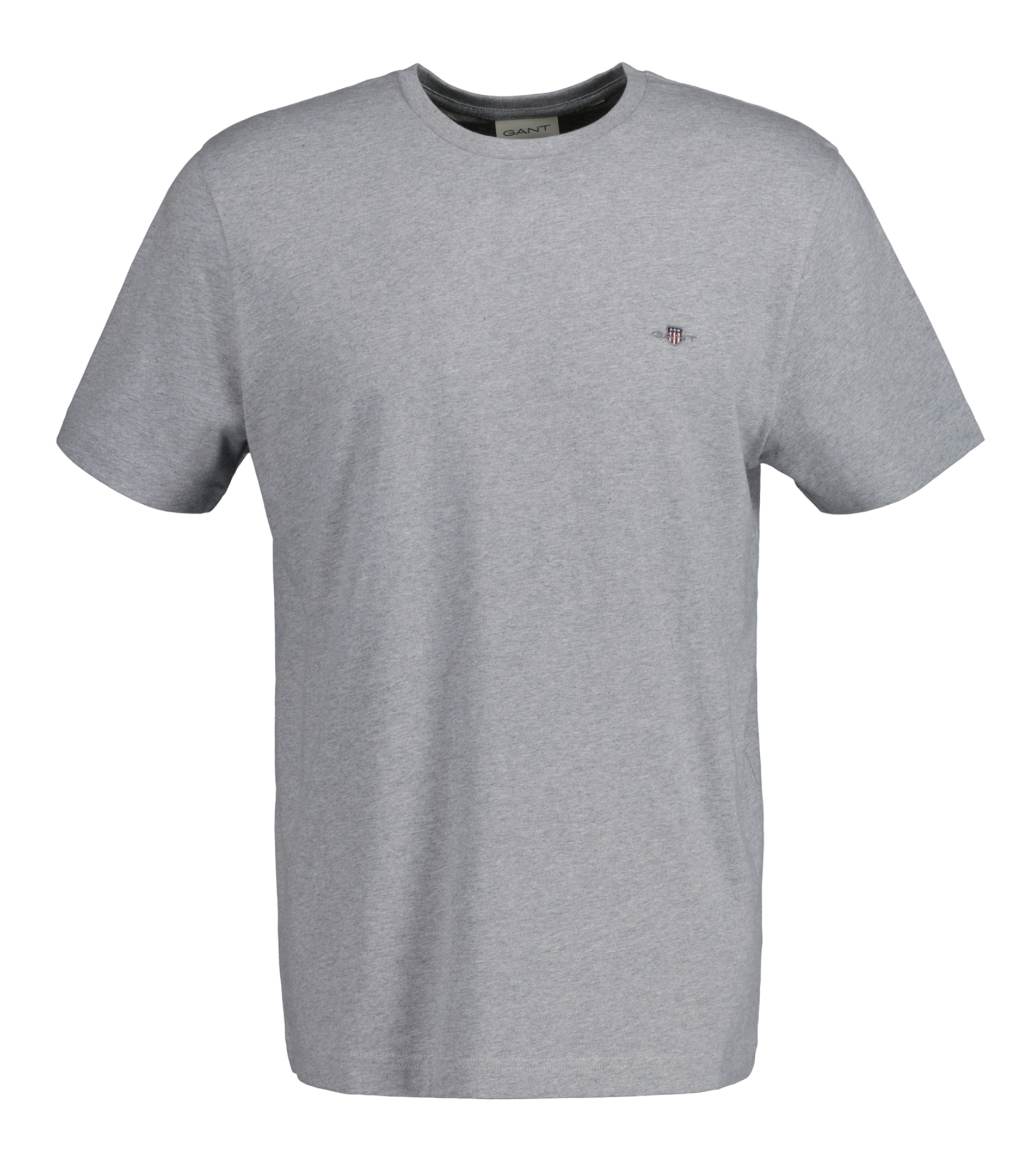 Grey Melange Gant Basic T-Shirt