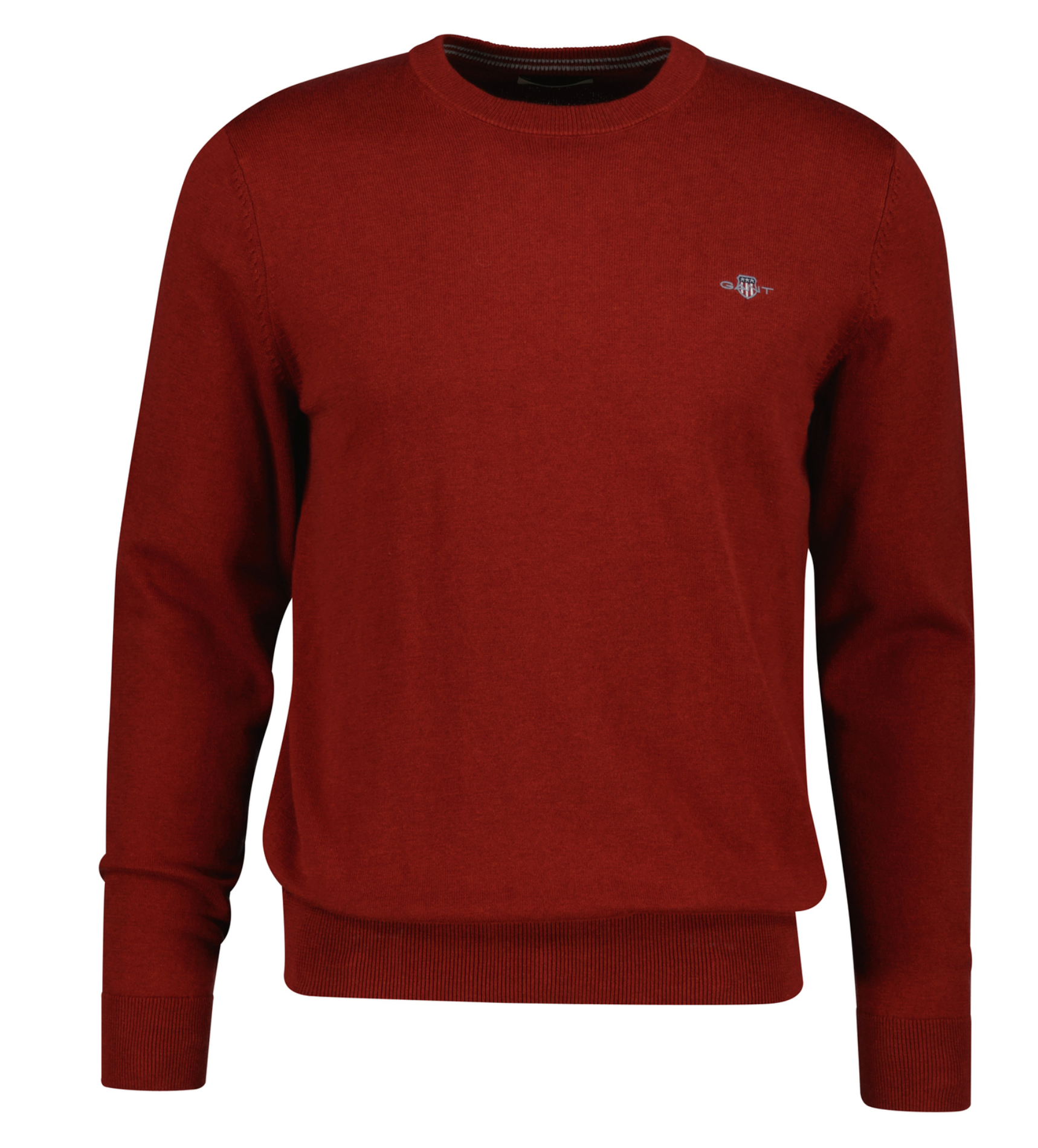 Iron Red Gant "Classic" Cotton Crew Neck Knit