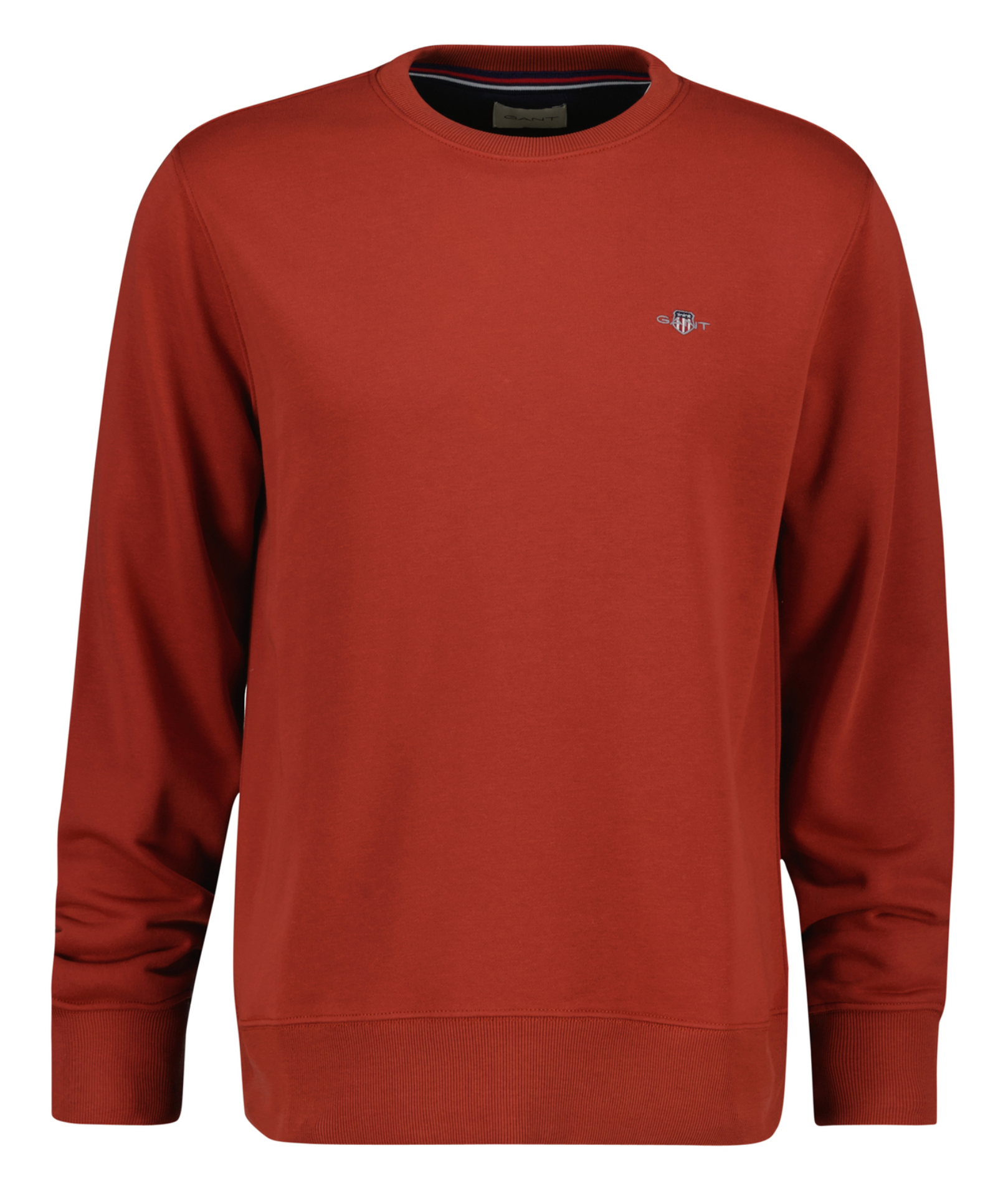 Modern Rust Gant "Regular" Crew Neck Sweatshirt