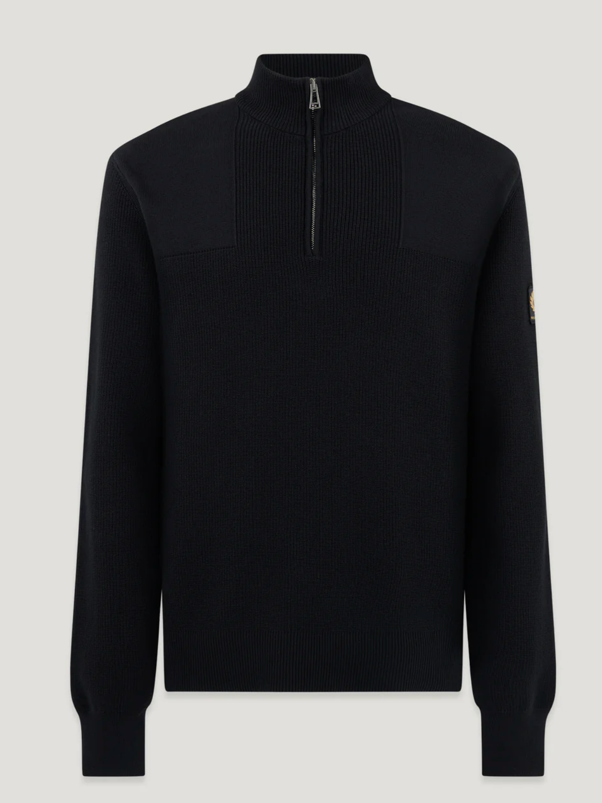 Black Belstaff Commander 1/4 Zip